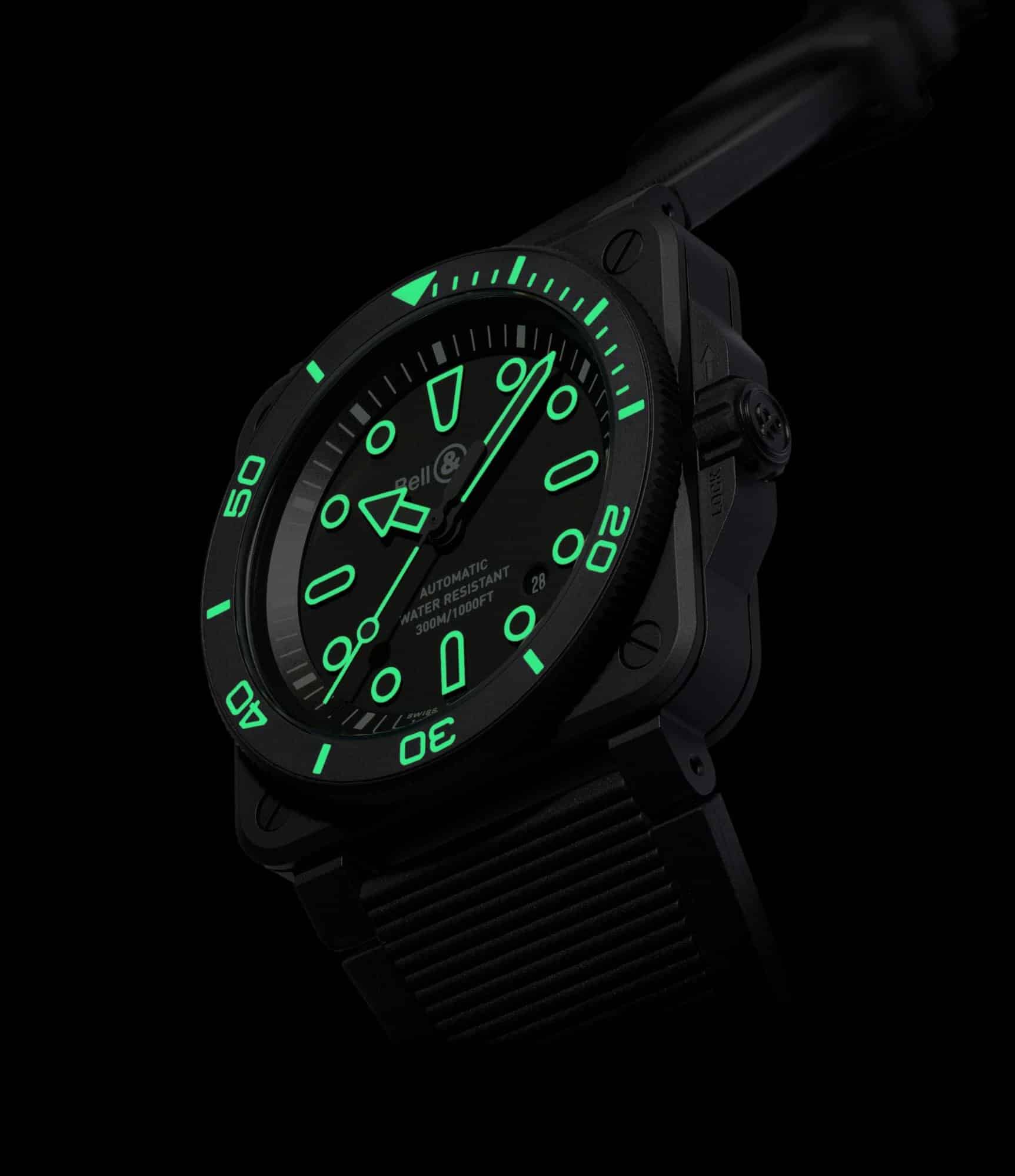 Bell & Ross BR-03 Diver Lum Outline