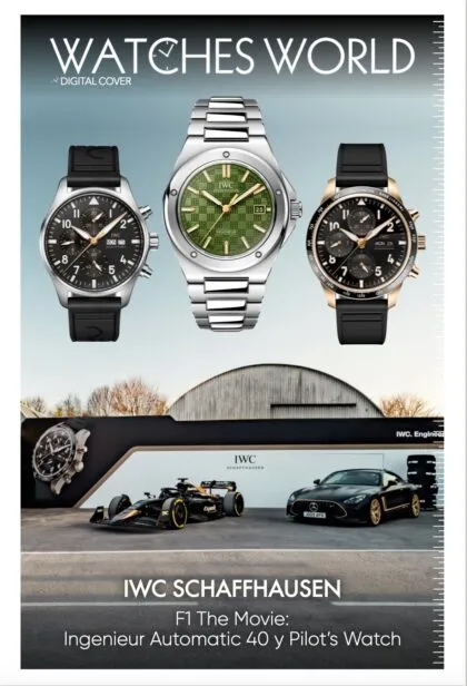 Velocidad, precisión y séptimo arte: IWC acelera con “F1 The Movie”