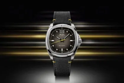 Multifort TV Big Date de Mido: precisión vibrante con espíritu setentero