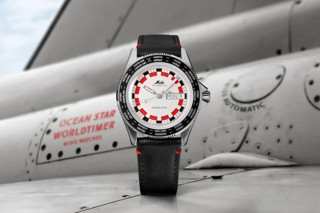 Mido Ocean Star Worldtimer: precisión suiza para almas viajeras