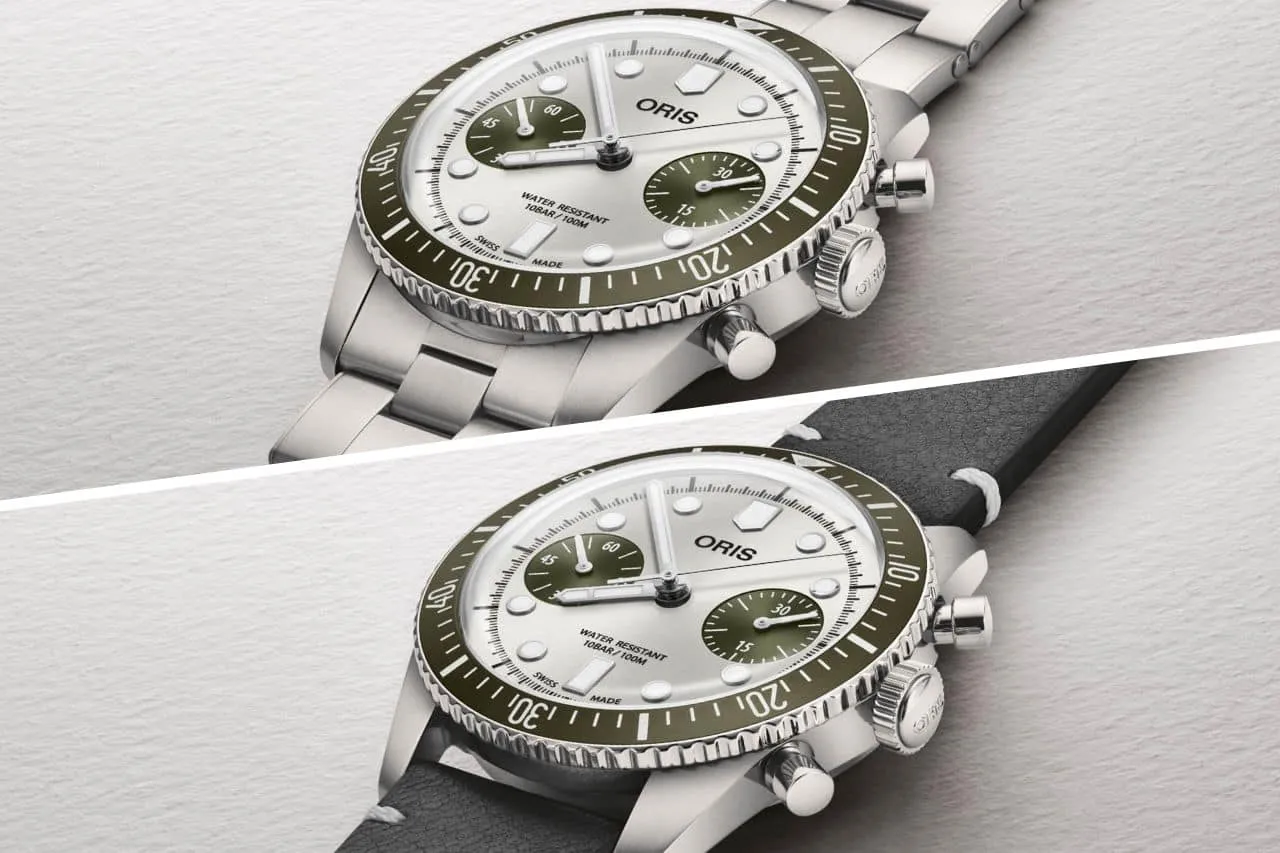Oris Divers Sixty-Five Chronograph conecta con la naturaleza con su nuevo tono evergreen