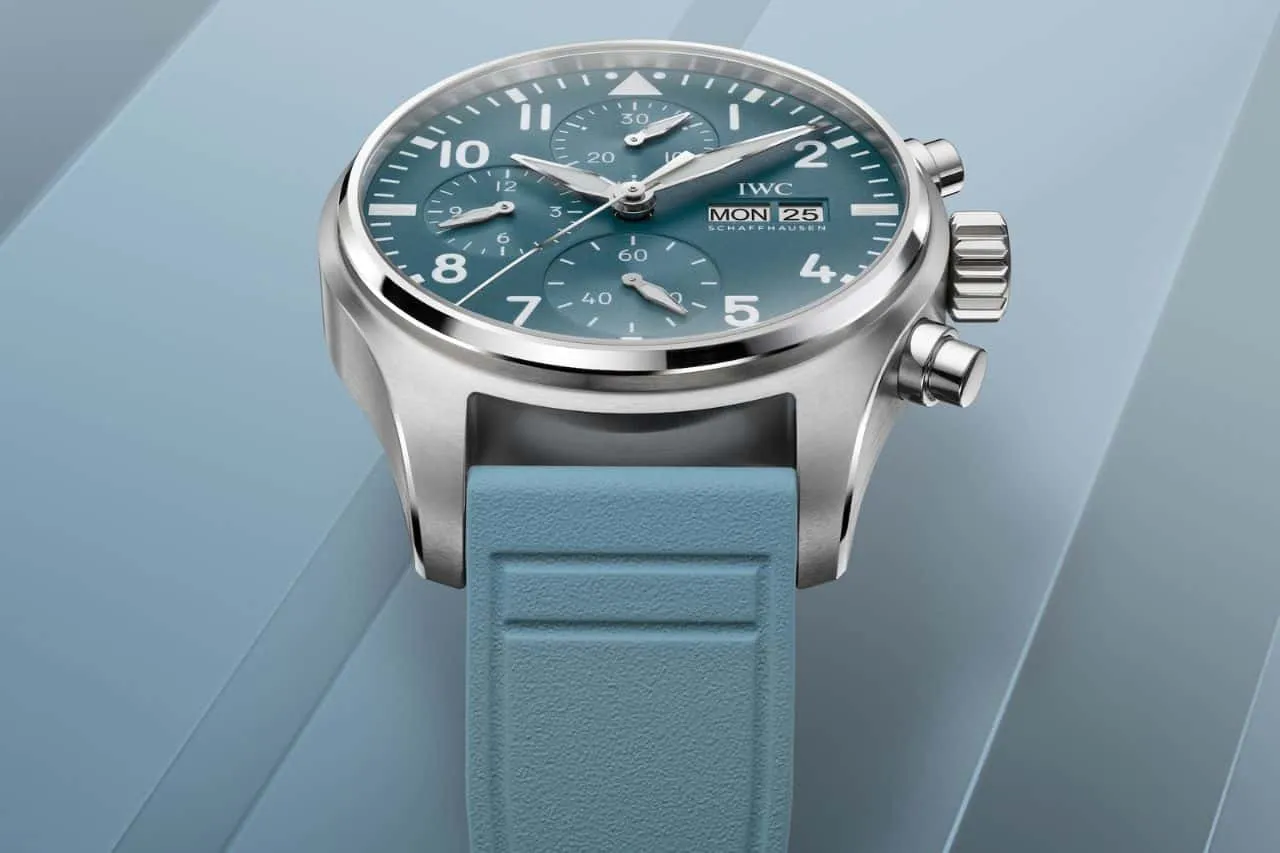 IWC lanza cronógrafos TOP GUN en azul celeste: mezcla de color, técnica y estilo