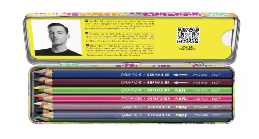 Caran d'Ache + Germanier 3000_016 Colour-set-Germanier open box