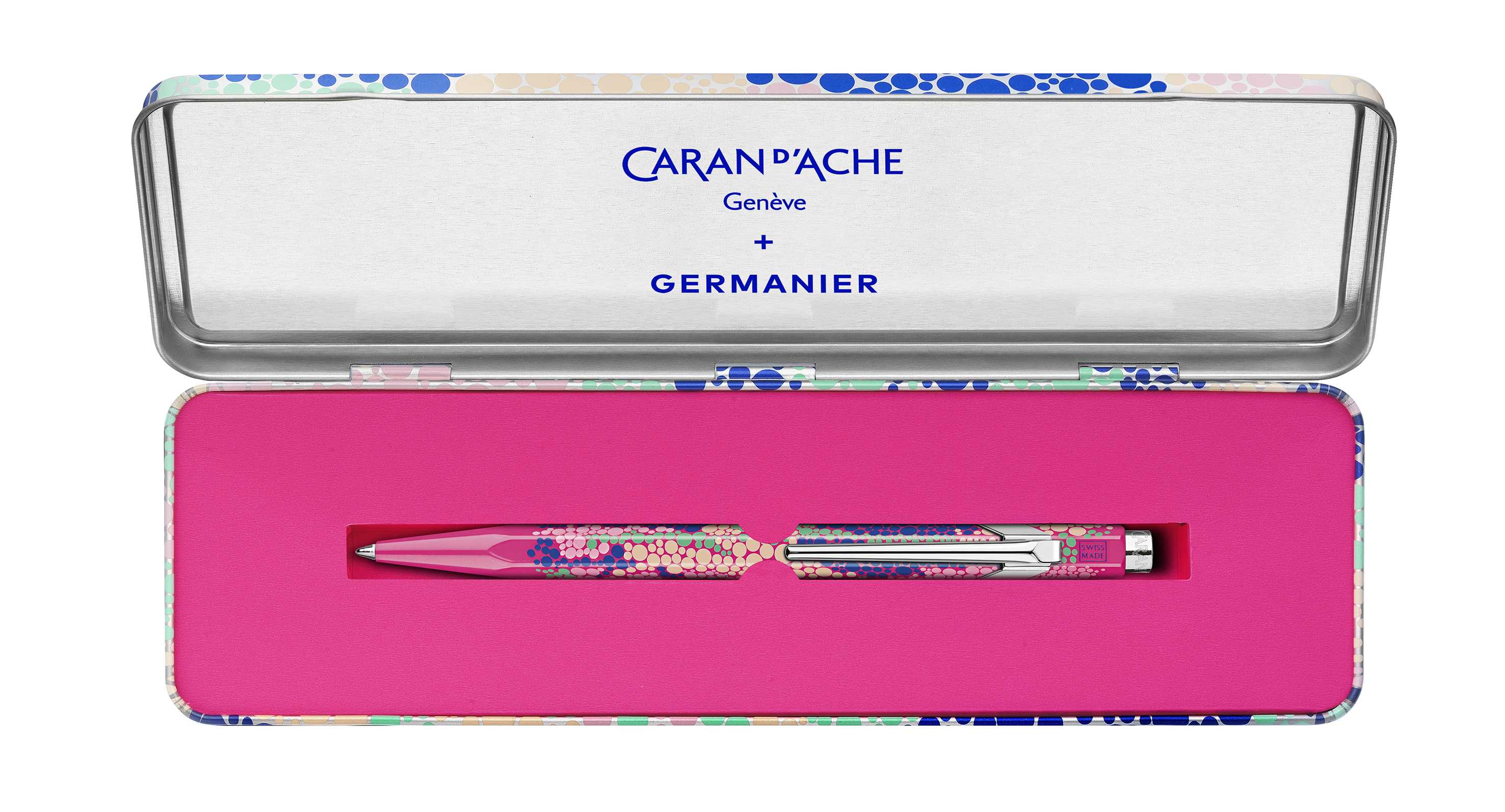 Caran dAche + Germanier NM0849016 849 Germanier Pink box open Watches World Caran d'Ache + Germanier NM0849_016 849 Germanier Pink box open