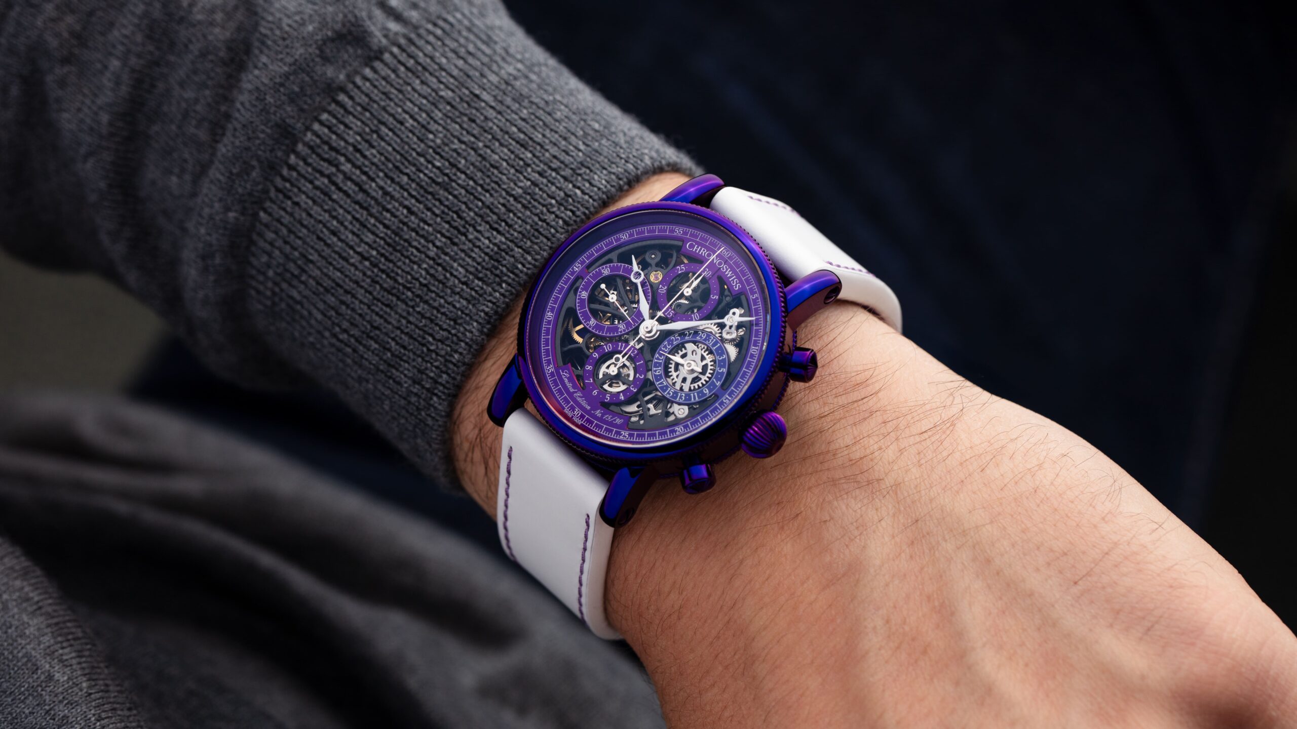Chronoswiss Opus Purple Rain: intensidad ultravioleta para celebrar 30 años