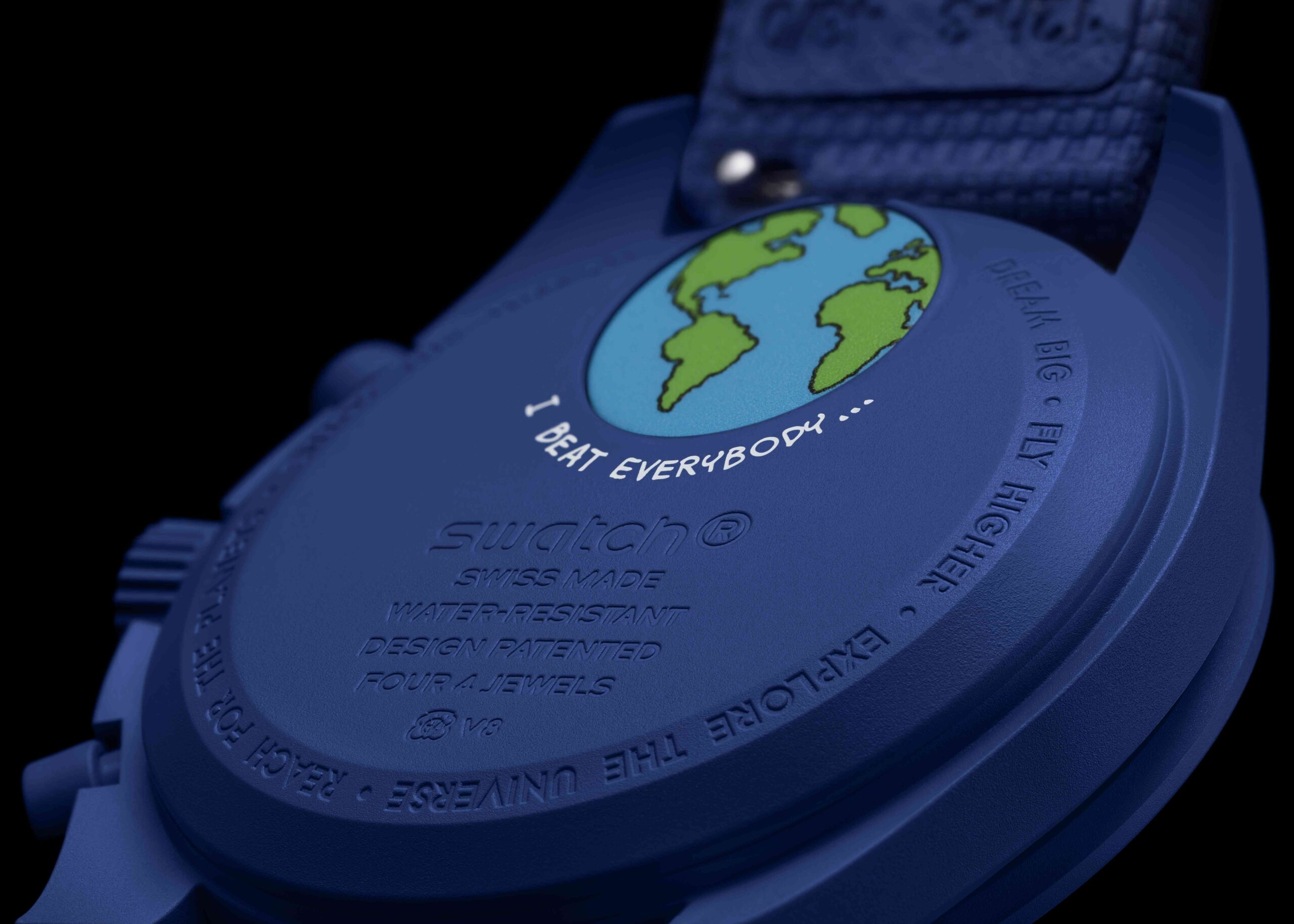 MoonSwatch MISSION TO EARTHPHASE - MOONSHINE GOLD back