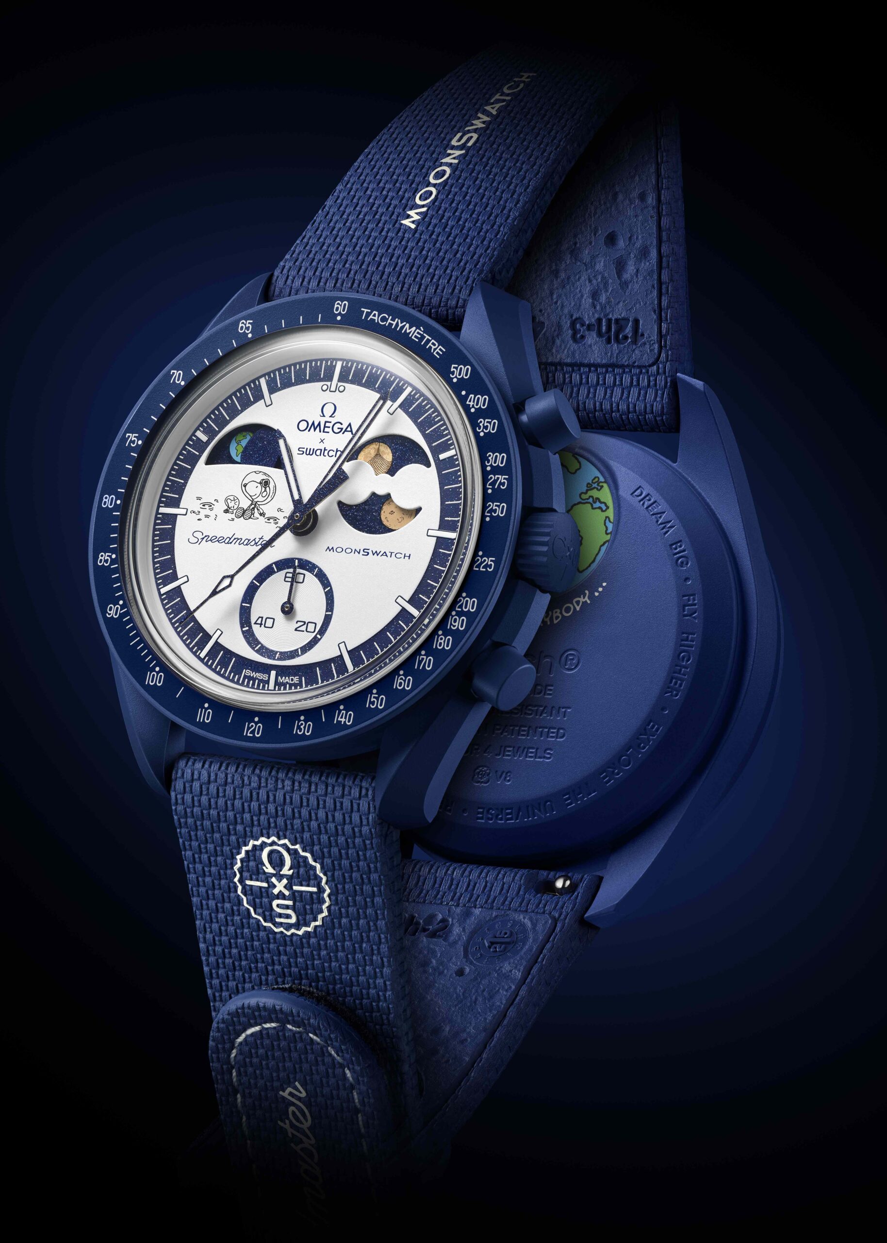 MoonSwatch MISSION TO EARTHPHASE - MOONSHINE GOLD double expo