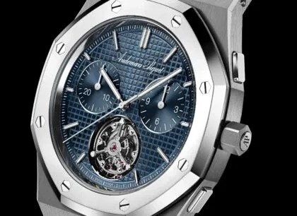 Audemars Piguet Royal Oak Jumbo Extra-Thin Flying Tourbillon Chronograph RD#5 150th Anniversary destacada