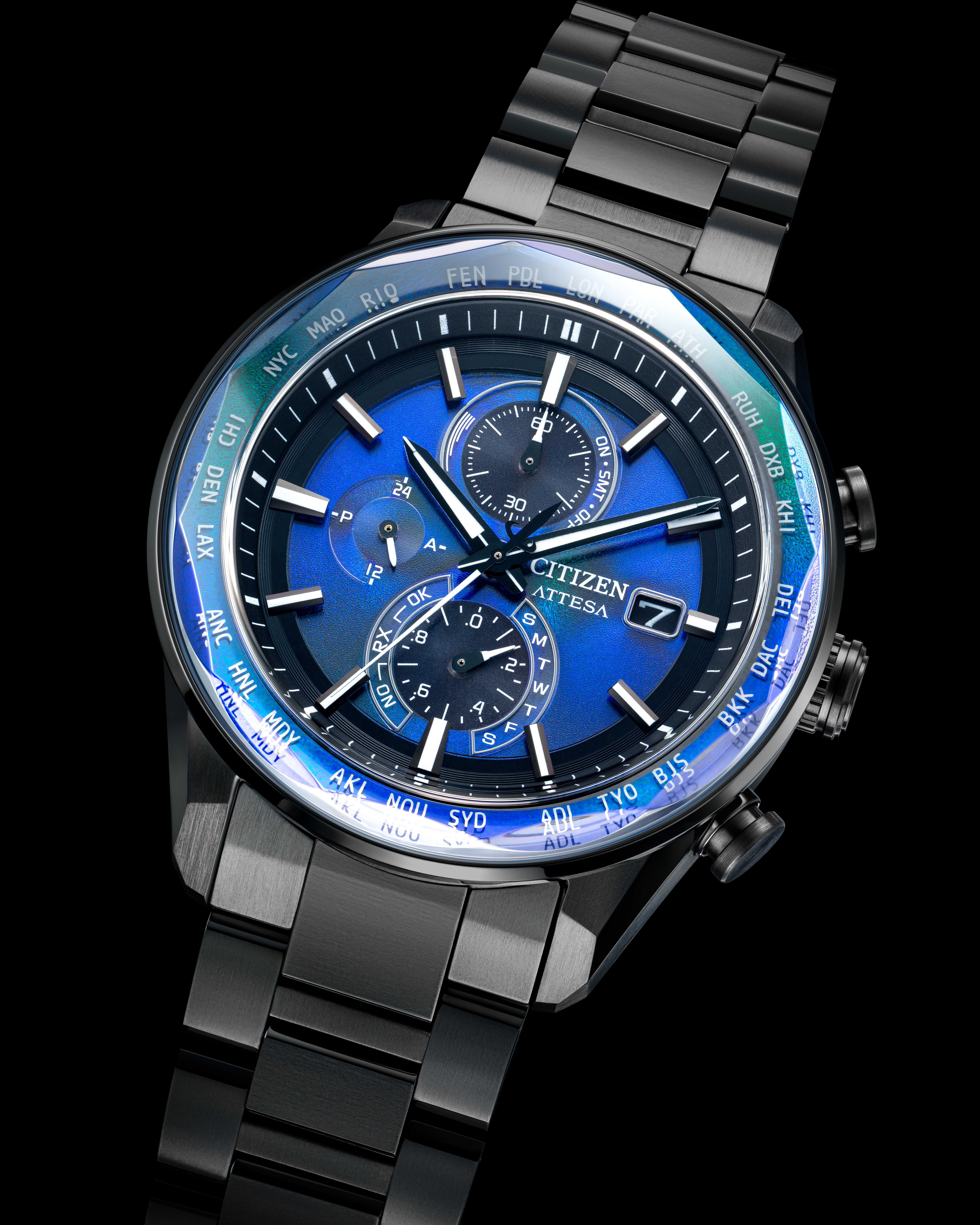 CITIZEN ATTESA EcoDrive RadioControl AT831453L 1 Watches World CITIZEN ATTESA Eco Drive Radio Control AT8314 53L 1