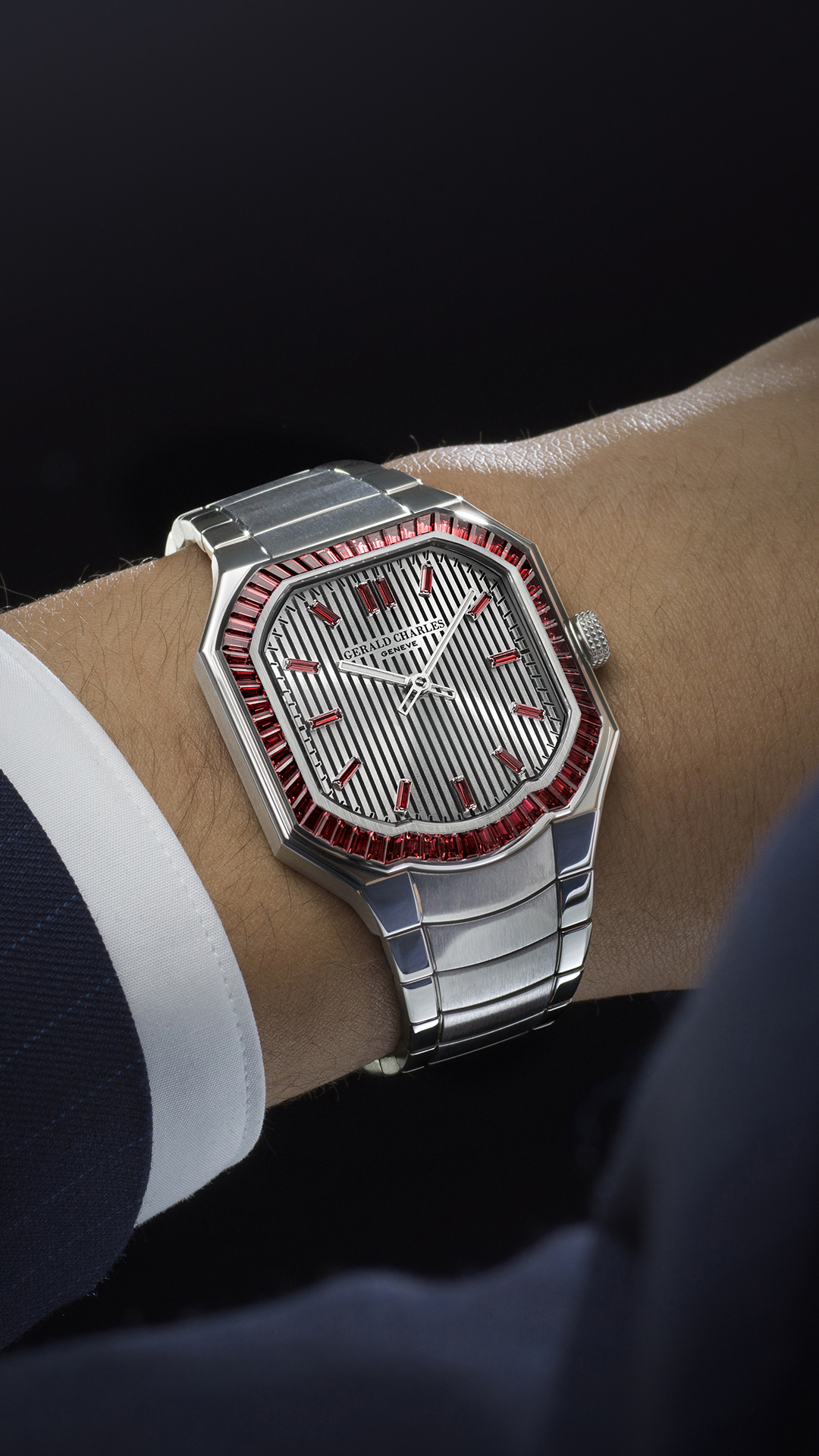 Gerald Charles Masterlink GemSetROJO Watches World