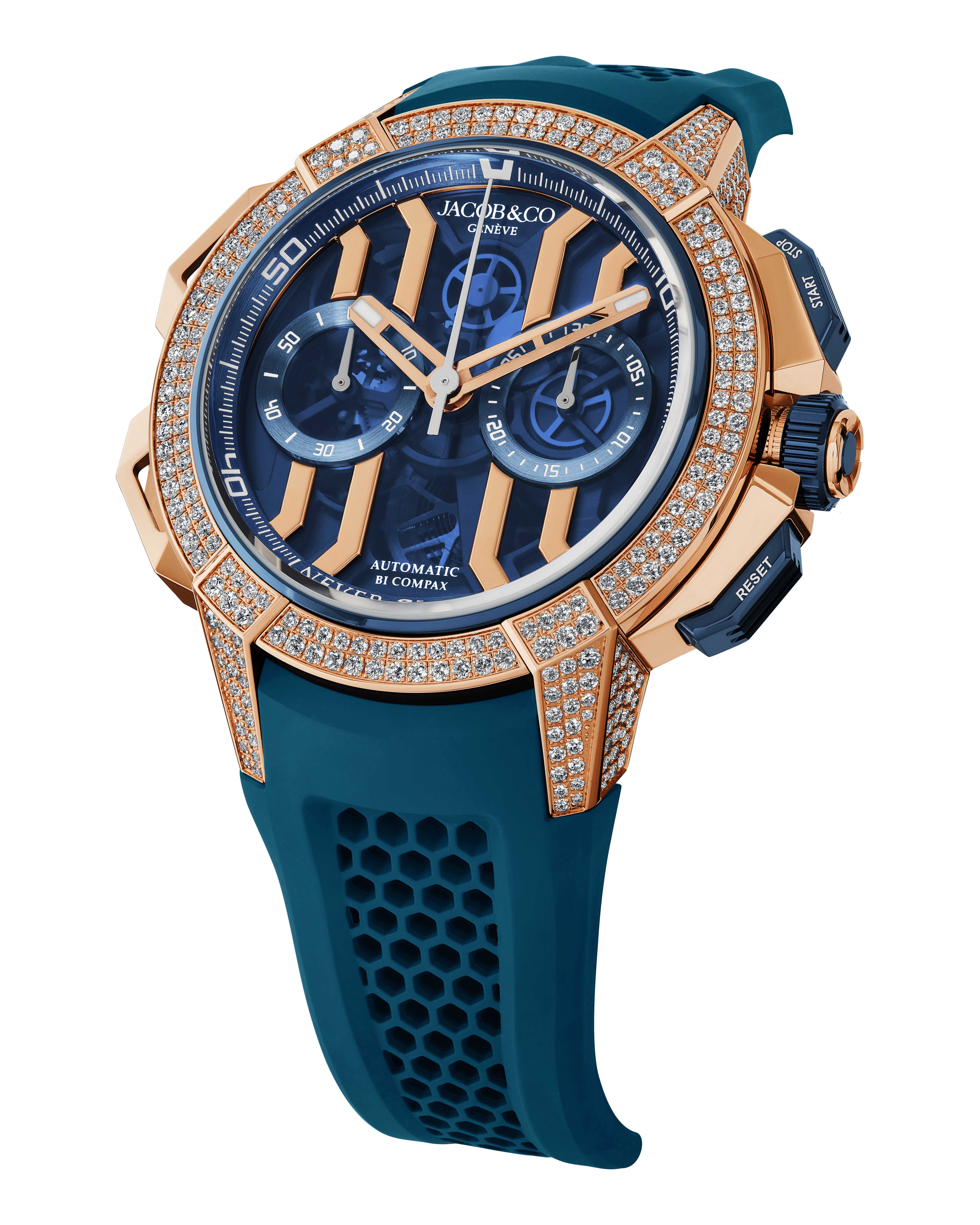 Jacob Co Epic X Chrono 44mm Never Give Up Limited Edition Gold Pavé 34 Watches World Jacob Co Epic X Chrono 44mm Never Give Up Limited Edition Gold Pavé 3 4