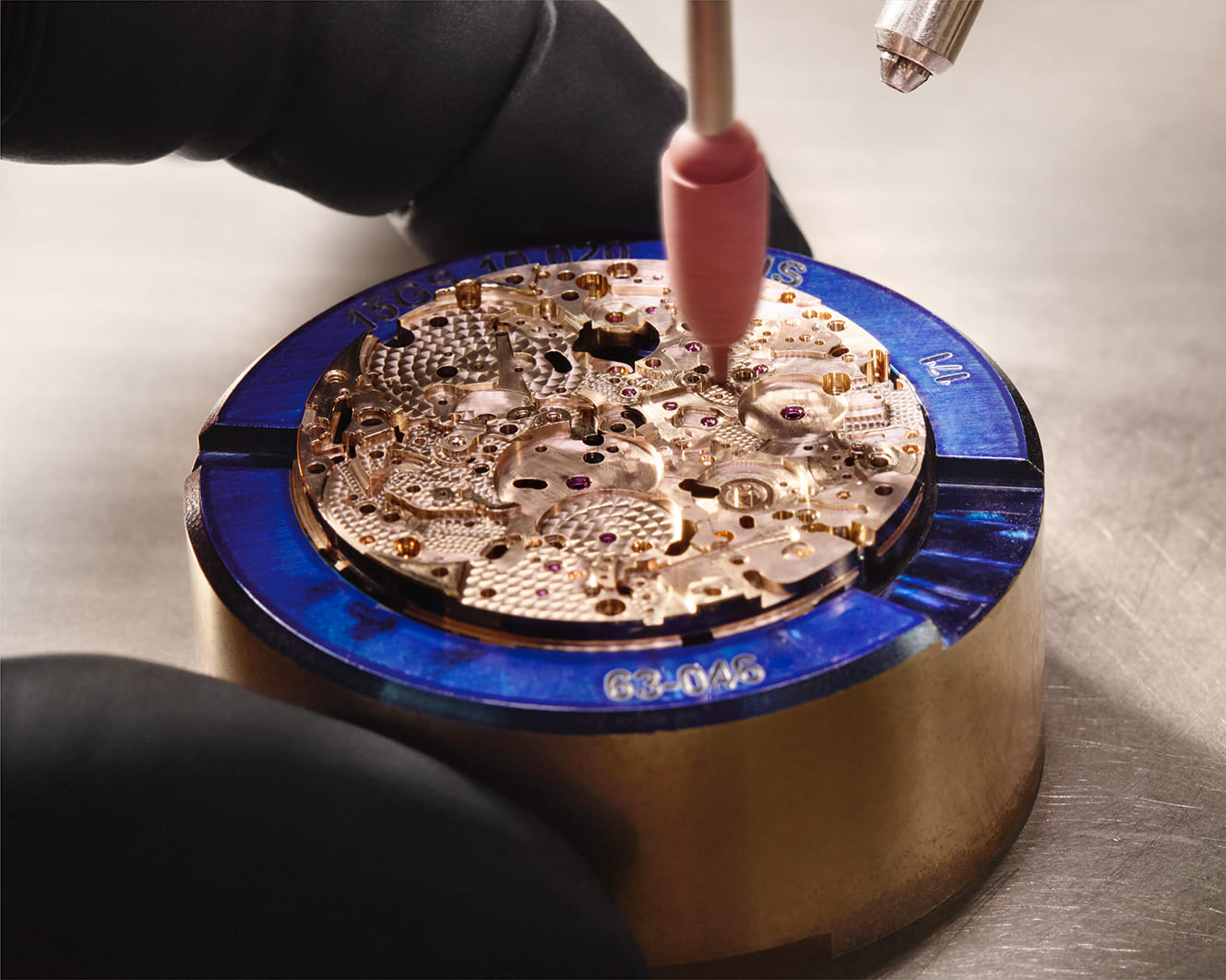 15GSQmakingoffbrassusperlageplatineRGB Watches World Blancpain Grande Double Sonnerie