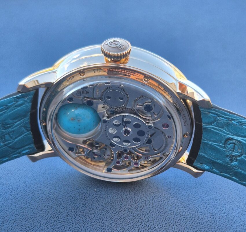 Arnold & Son Luna Magna Red Gold Turquoise