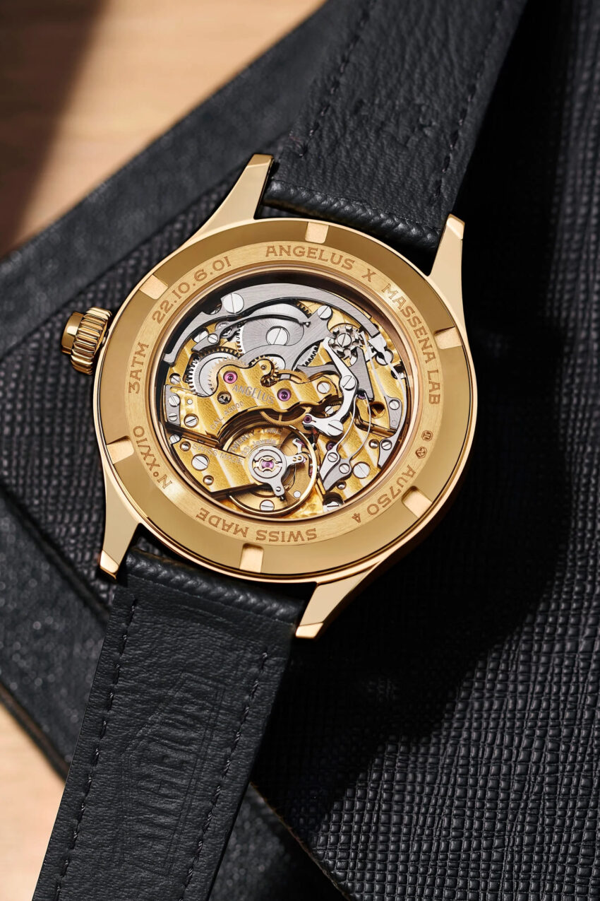 Angelus Chronographe Télémètre x Massena LAB