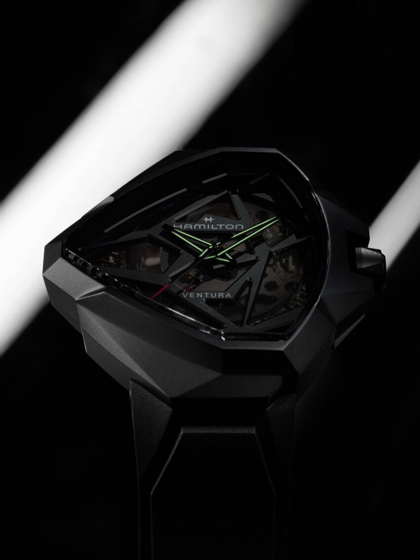 El reloj que desafía la realidad: Hamilton Ventura Edge Skeleton