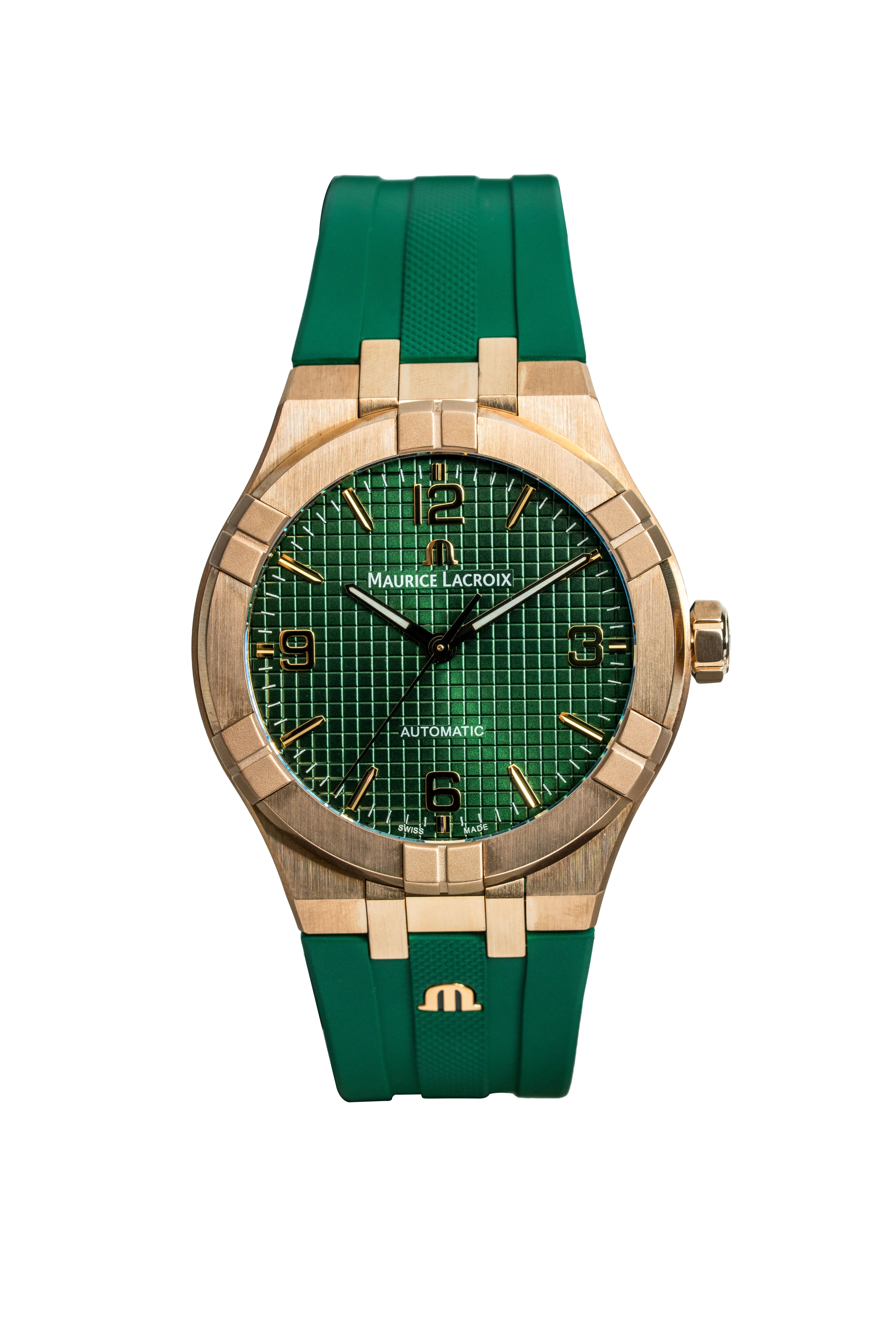 Maurice Lacroix Reloj verde 2 Watches World Maurice Lacroix Aikon Bronde Alma de México