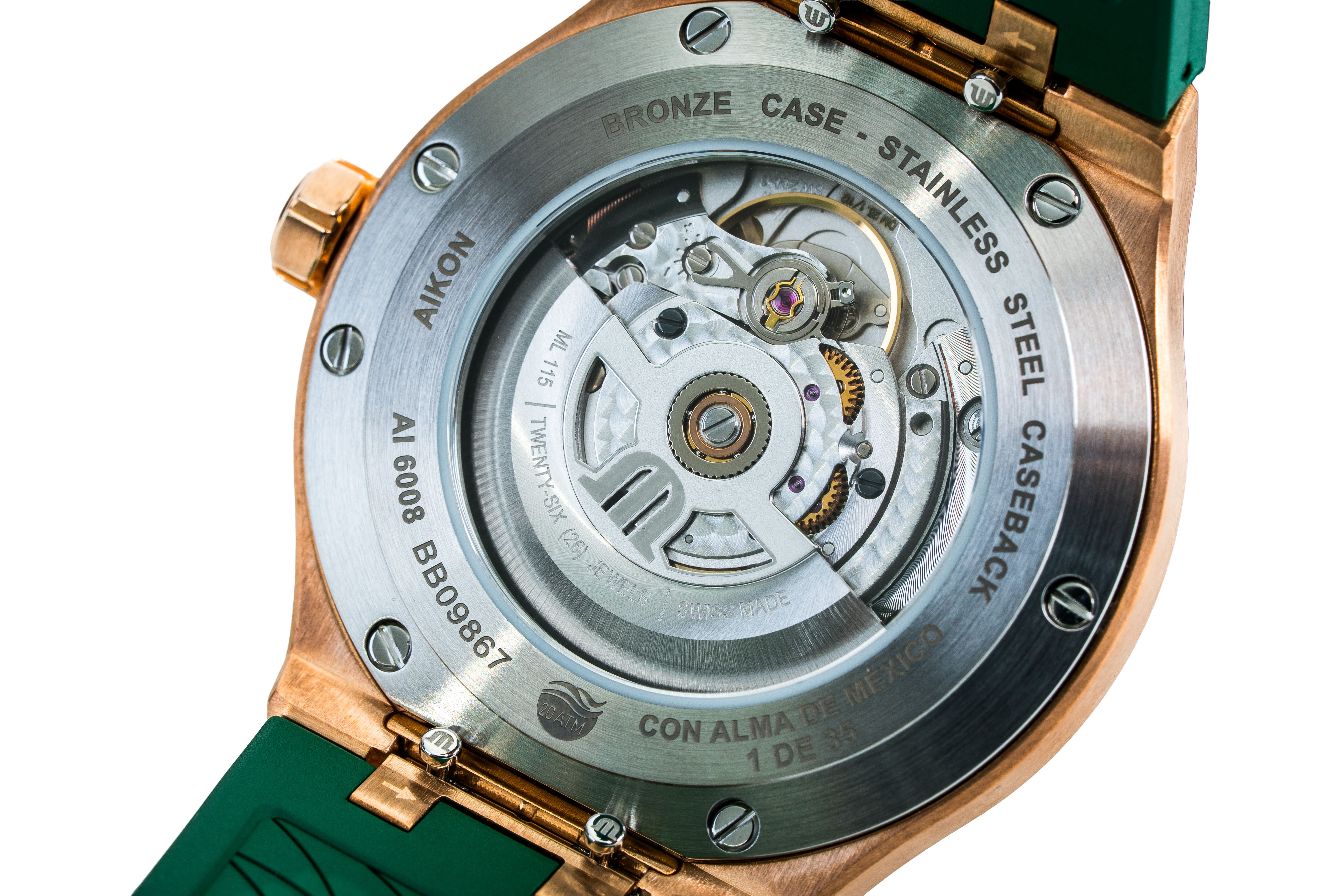 Maurice Lacroix Reloj verde 4 Watches World Maurice Lacroix Aikon Bronde Alma de México