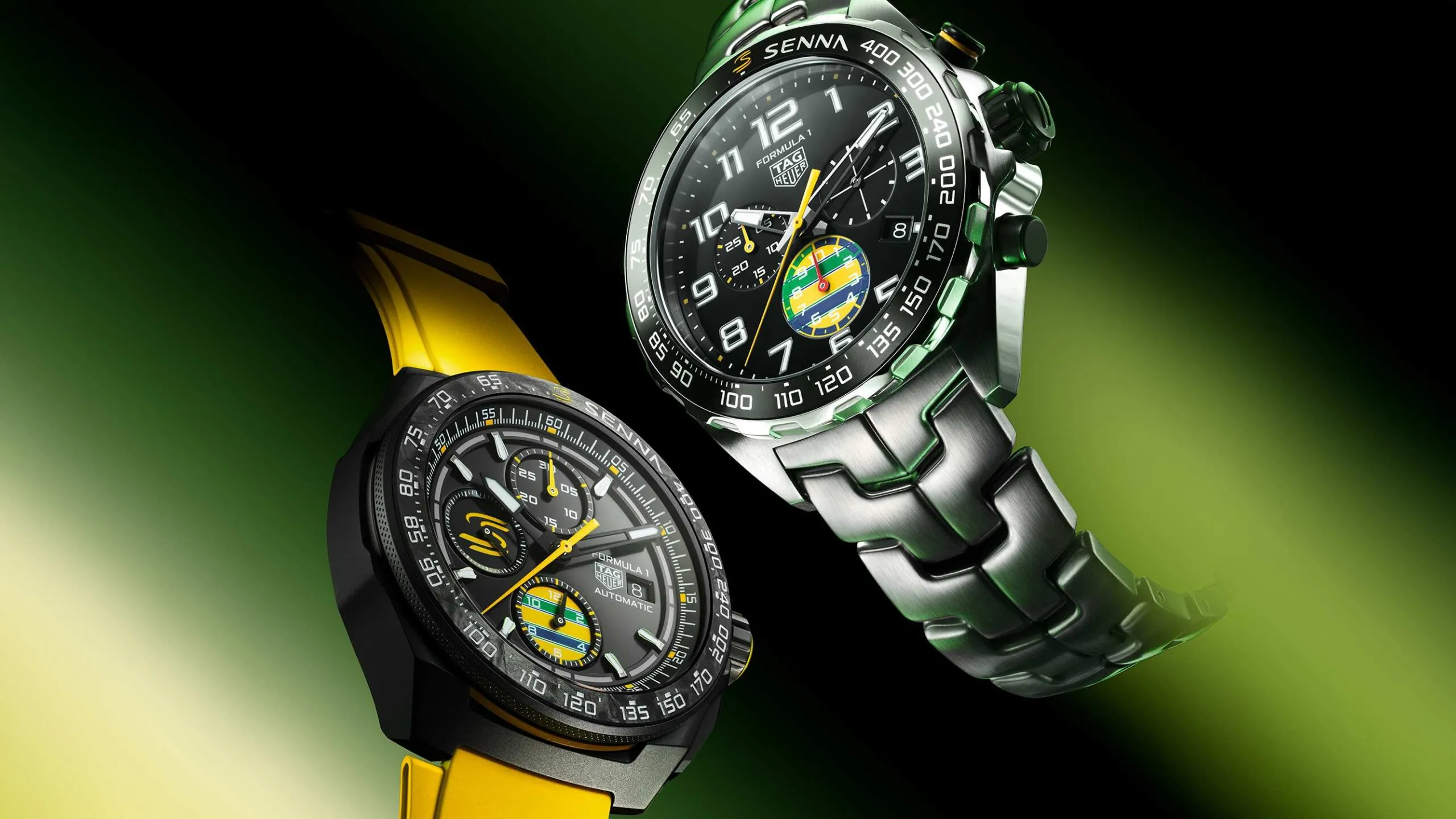TAG Heuer Formula 1 Chronograph x Senna destacada