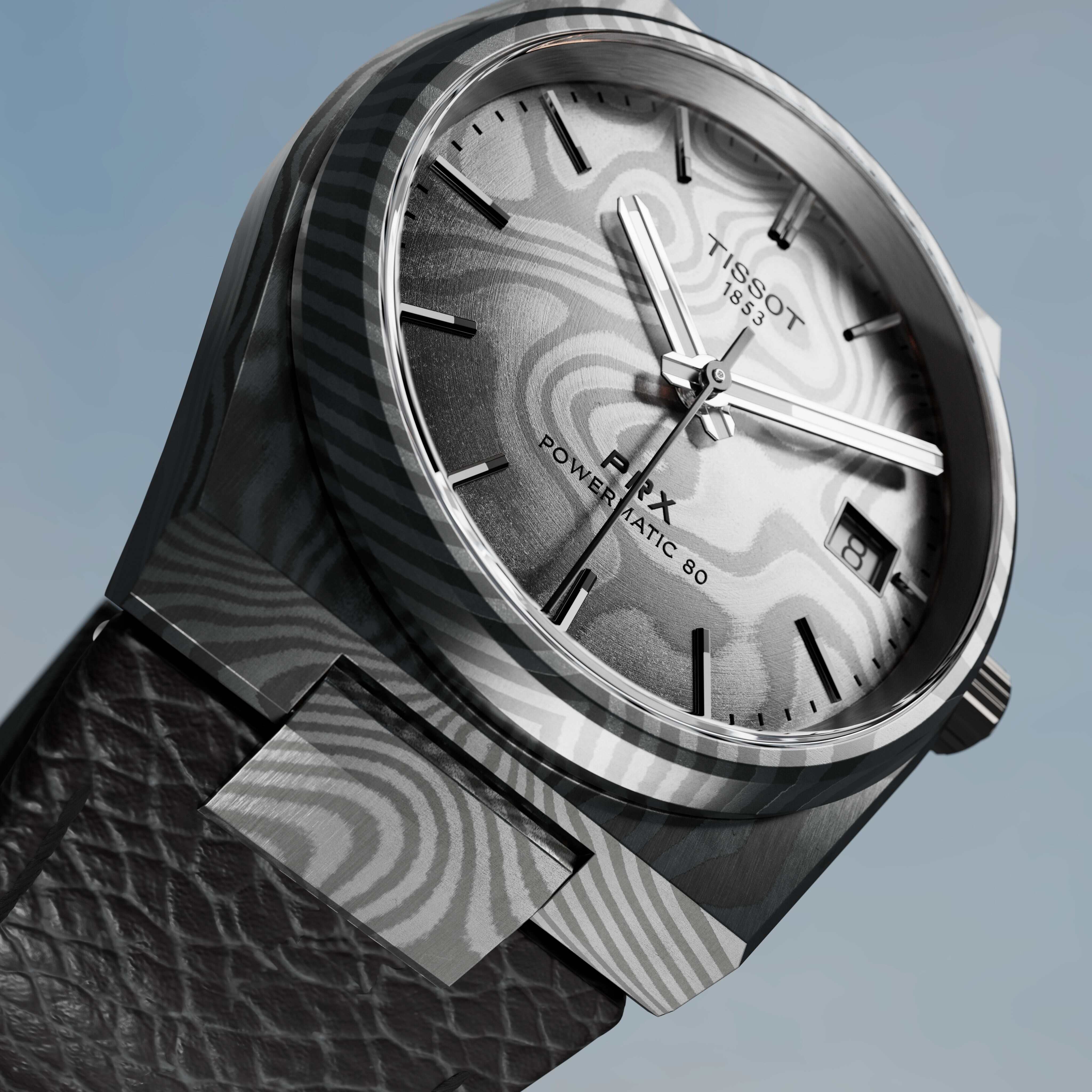Tissot PRX Powermatic 80 DamascoCARÁTULA Watches World