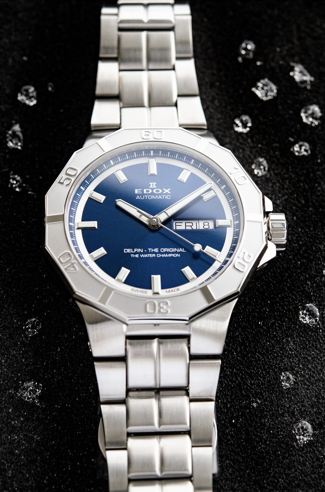 EDOX Delfin Day Date AutomaticFRENTE Watches World