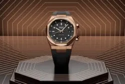 Multifort 8 Two Crowns de Mido con bisel octogonal en oro rosado