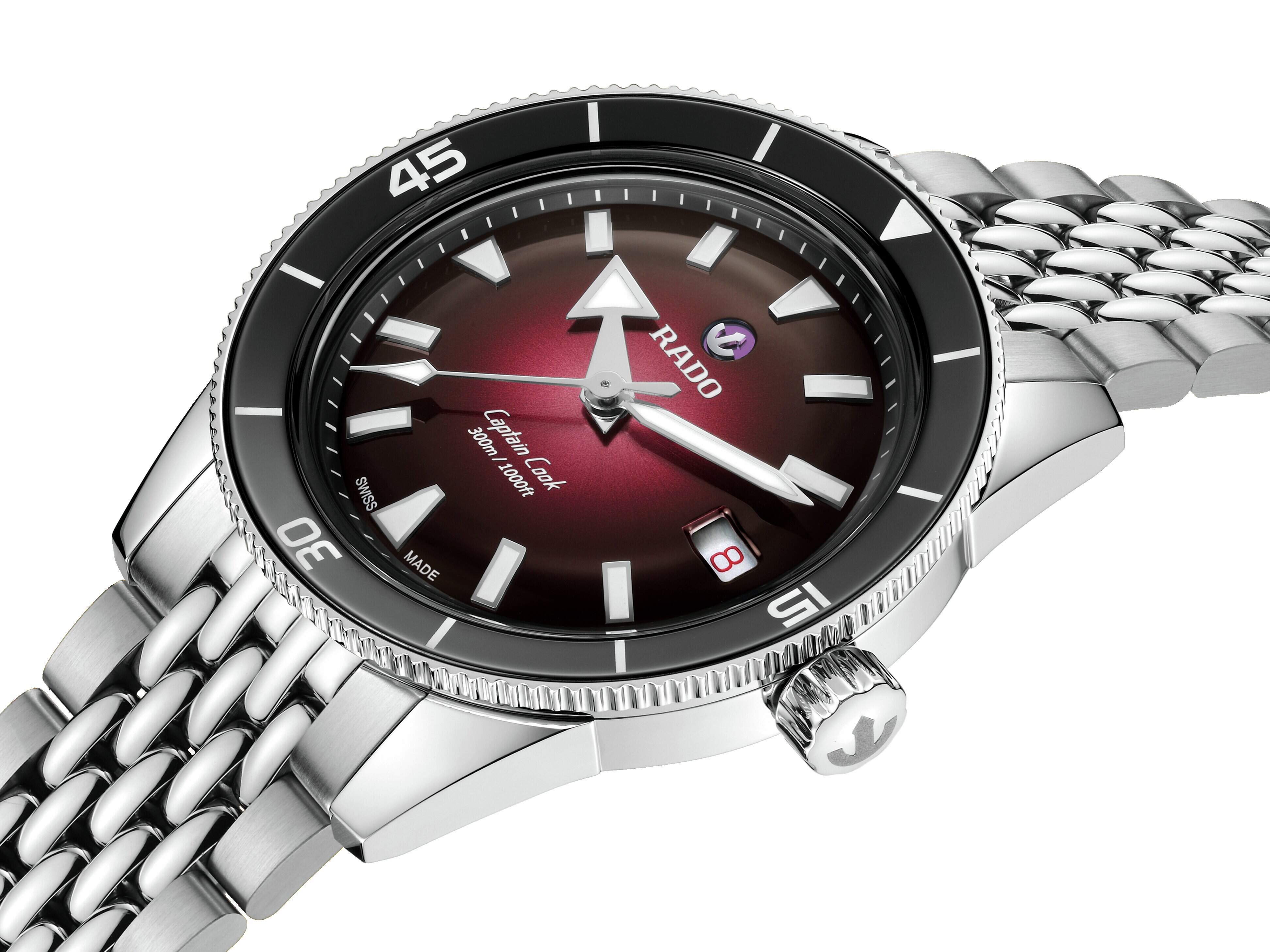 Rado Captain Cook Automatic RedBRAZALETE Watches World