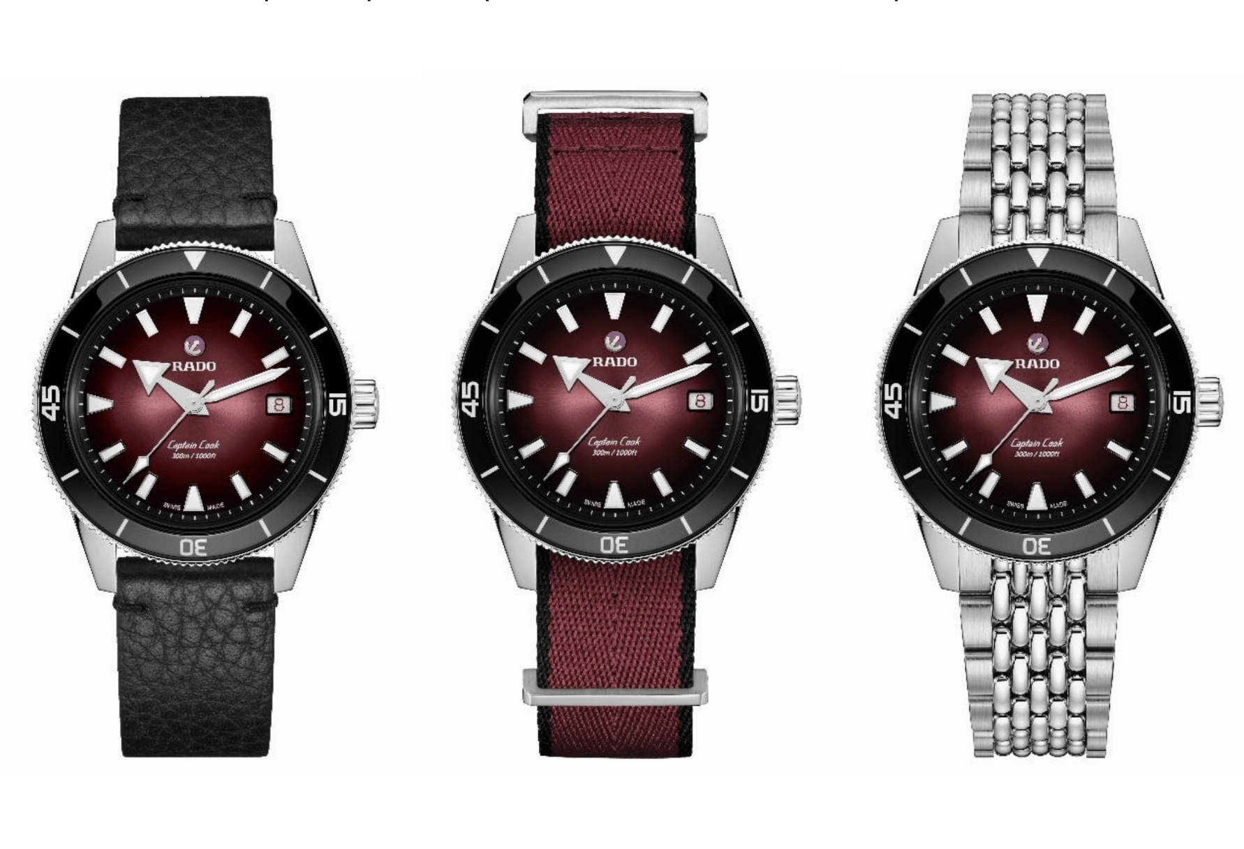 Rado Captain Cook Automatic RedTRIO Watches World