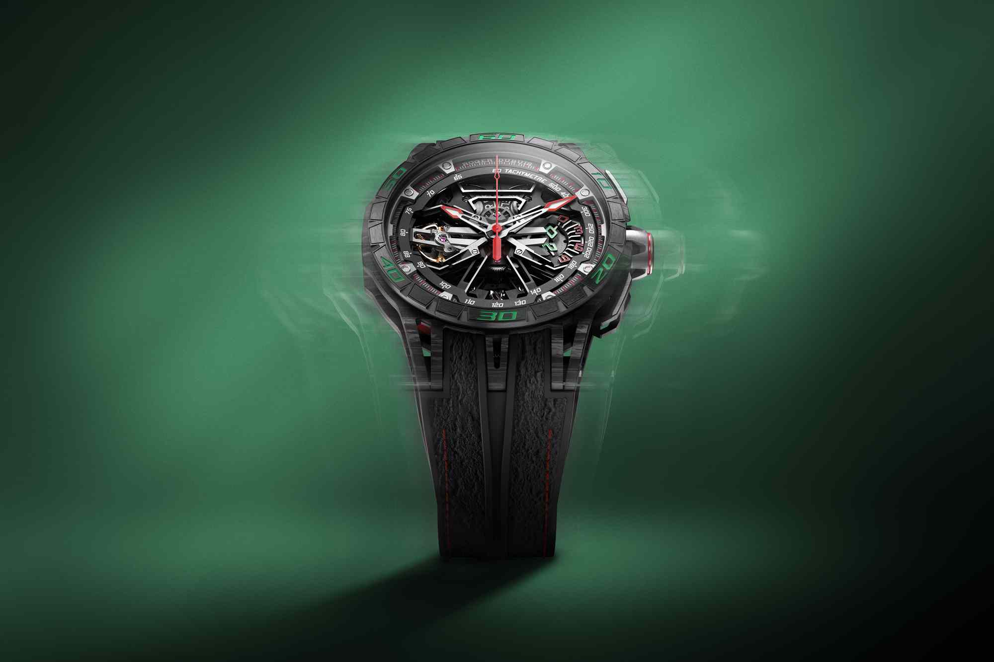 Roger Dubuis Excalibur Spider Pirelli Flyback Chronograph Mexico Edition RDDBEX1186 heroe Watches World Roger Dubuis Excalibur Spider Pirelli Flyback Chronograph Mexico Edition RDDBEX1186 heroe