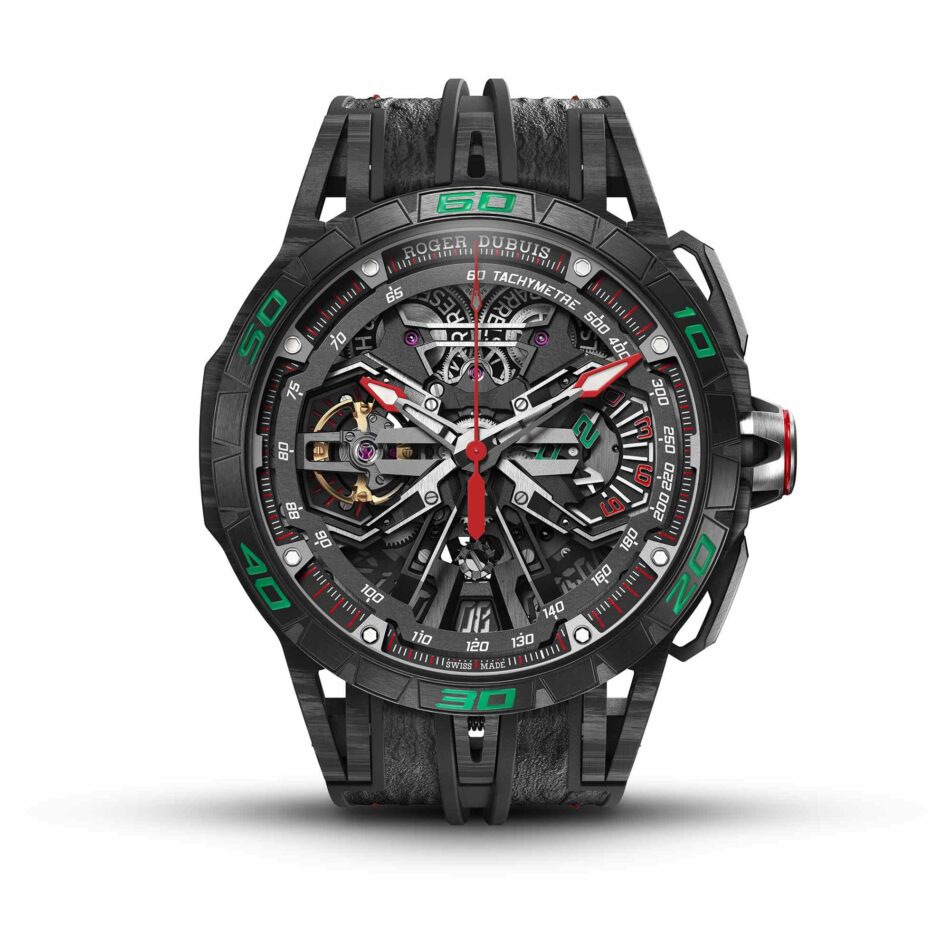 Roger Dubuis: Excalibur Spider Pirelli Flyback Chronograph Mexico Edition