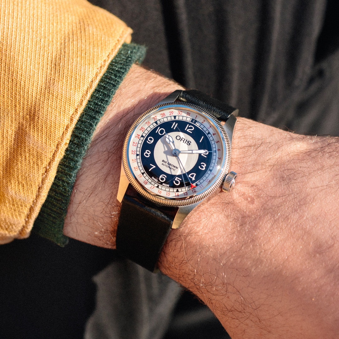 Oris Big Crown Pointer Date Bullseye Watches World Oris Big Crown Pointer Date Bullseye