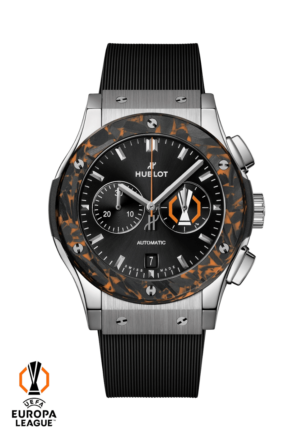 4Classic Fusion Chronograph UEFA Europa League Titanium CarbonCOMPLETO Watches World