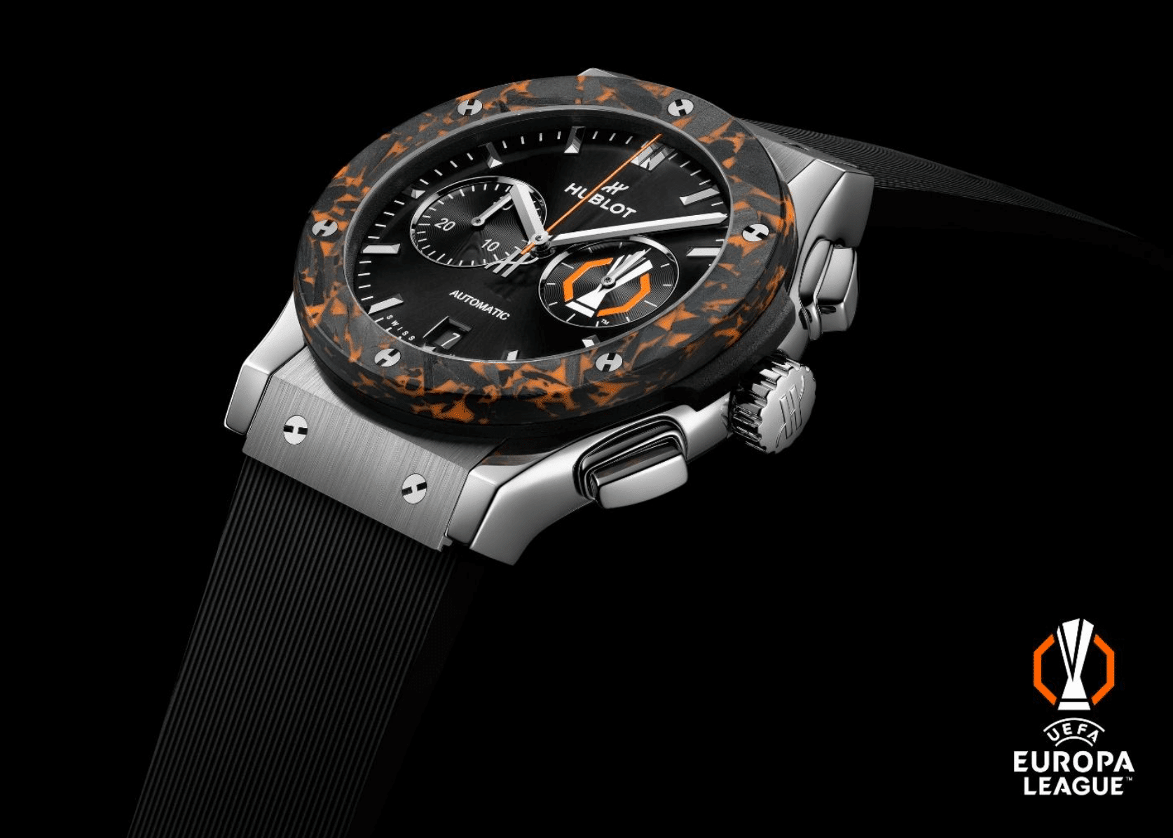 4HUBLOTClassic Fusion Chronograph UEFA Europa League Titanium CarbonLADO Watches World