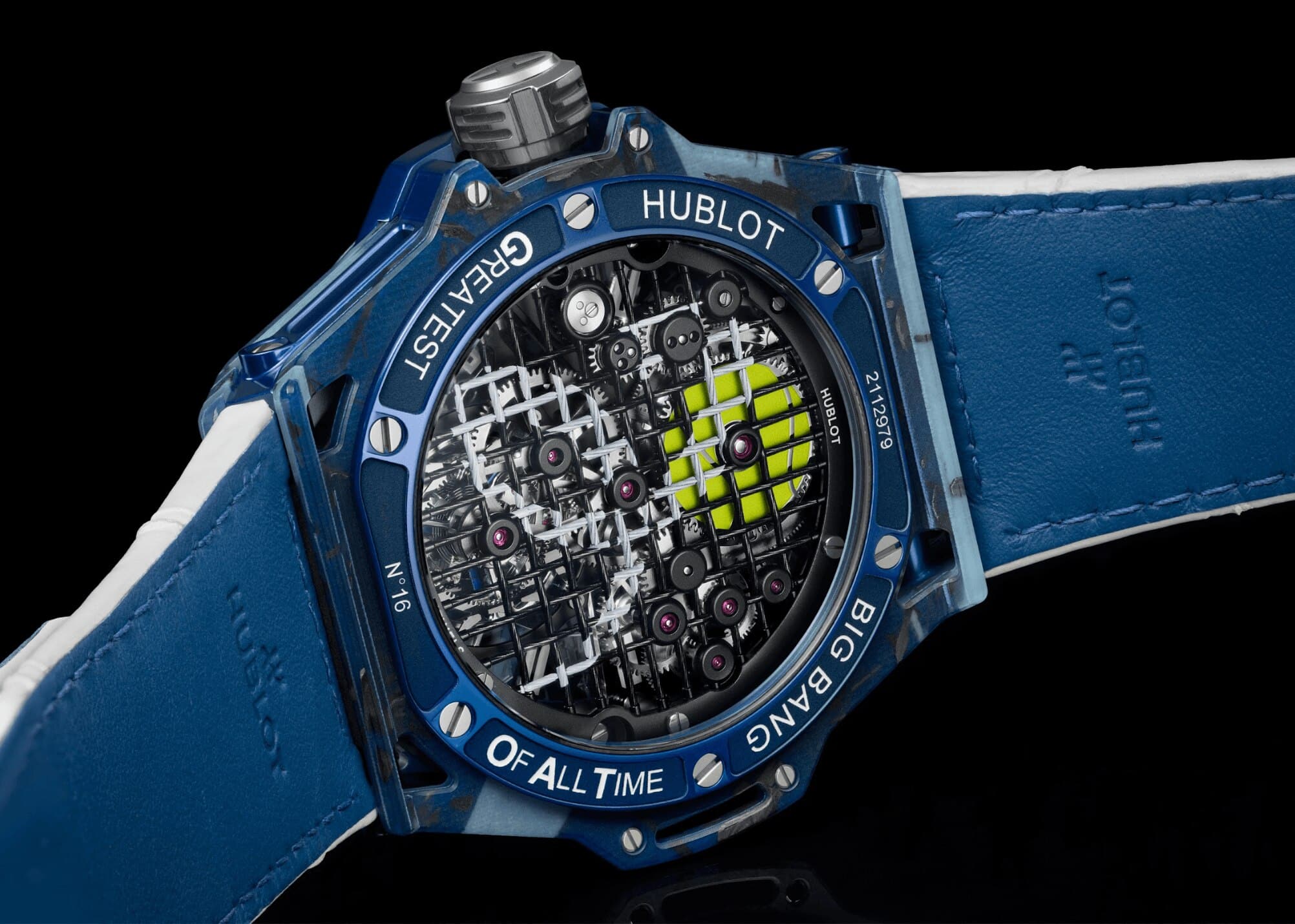 Hublot Big Bang Tourbillon Novak Djokovic GOAT EditionAZUL ATRÁS Watches World