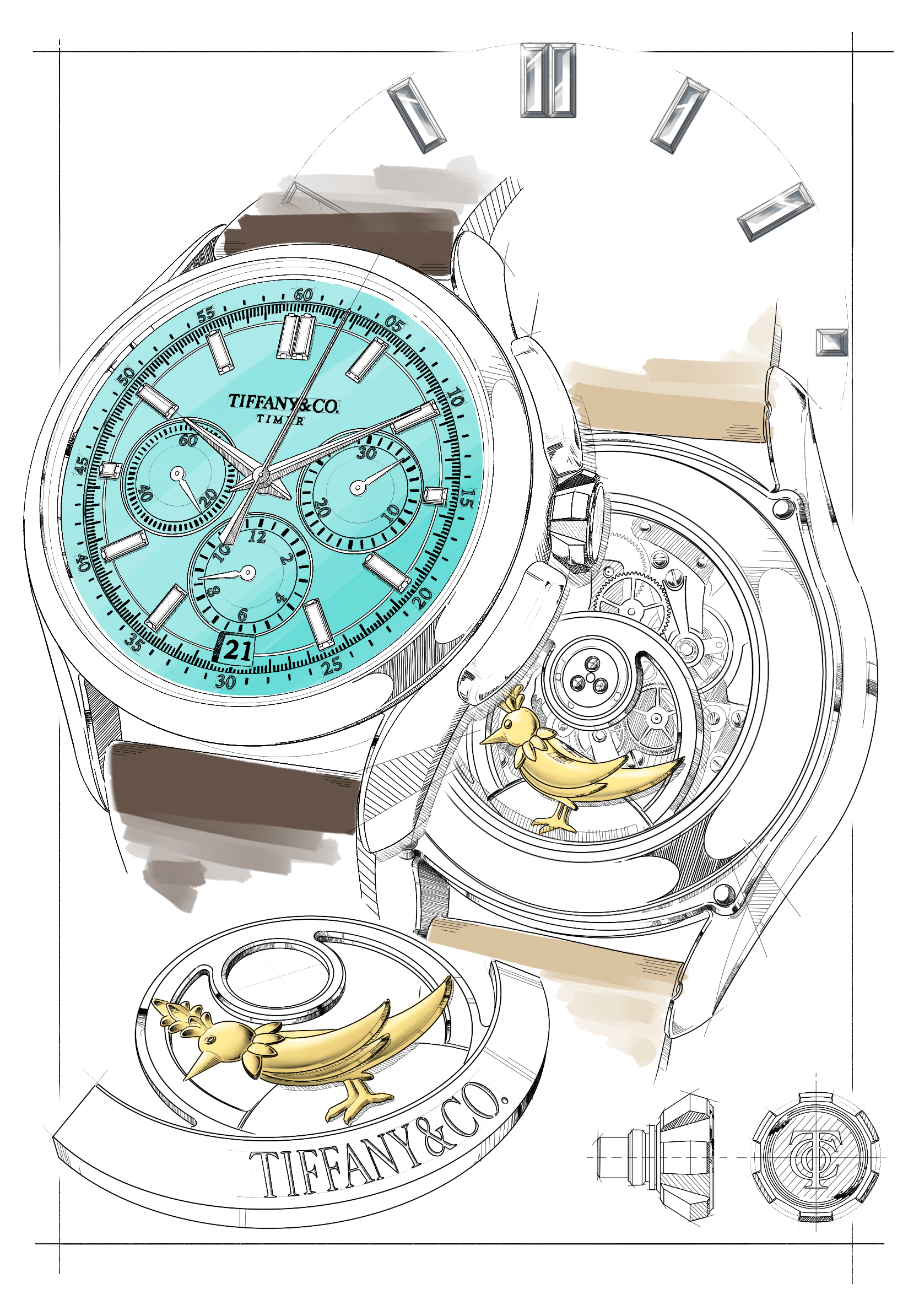 Tiffany Co Tiffany TimerSKETCH Watches World