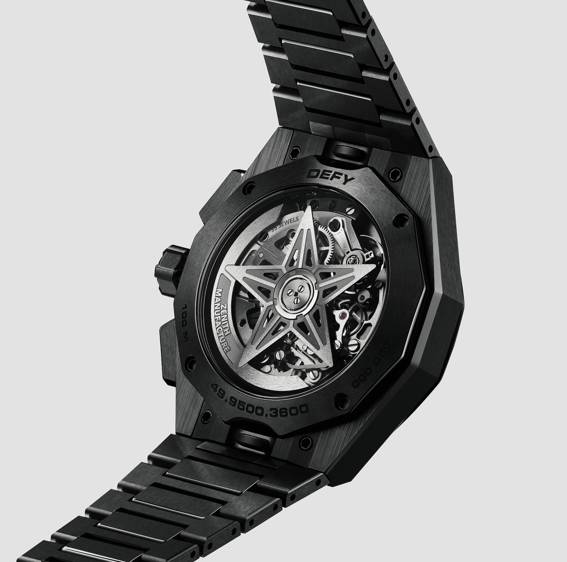 ZENITH DEFY SKYLINE CHRONOGRAPH BACK Watches World ZENITH DEFY SKYLINE CHRONOGRAPH