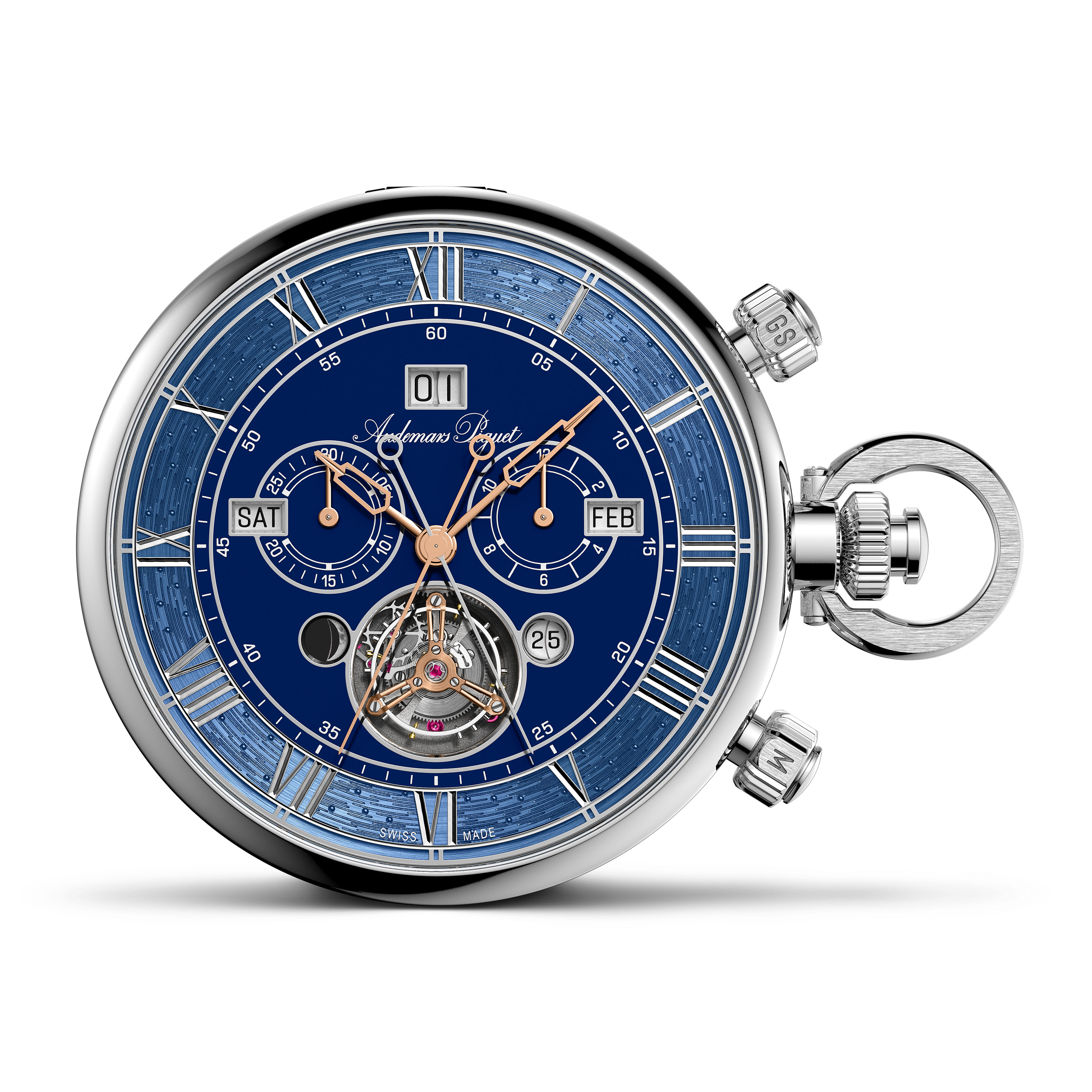 150HeritageSDTDIGITAL Watches World Audemars Piguet 150 Heritage Pocket Watch Universal Calendar