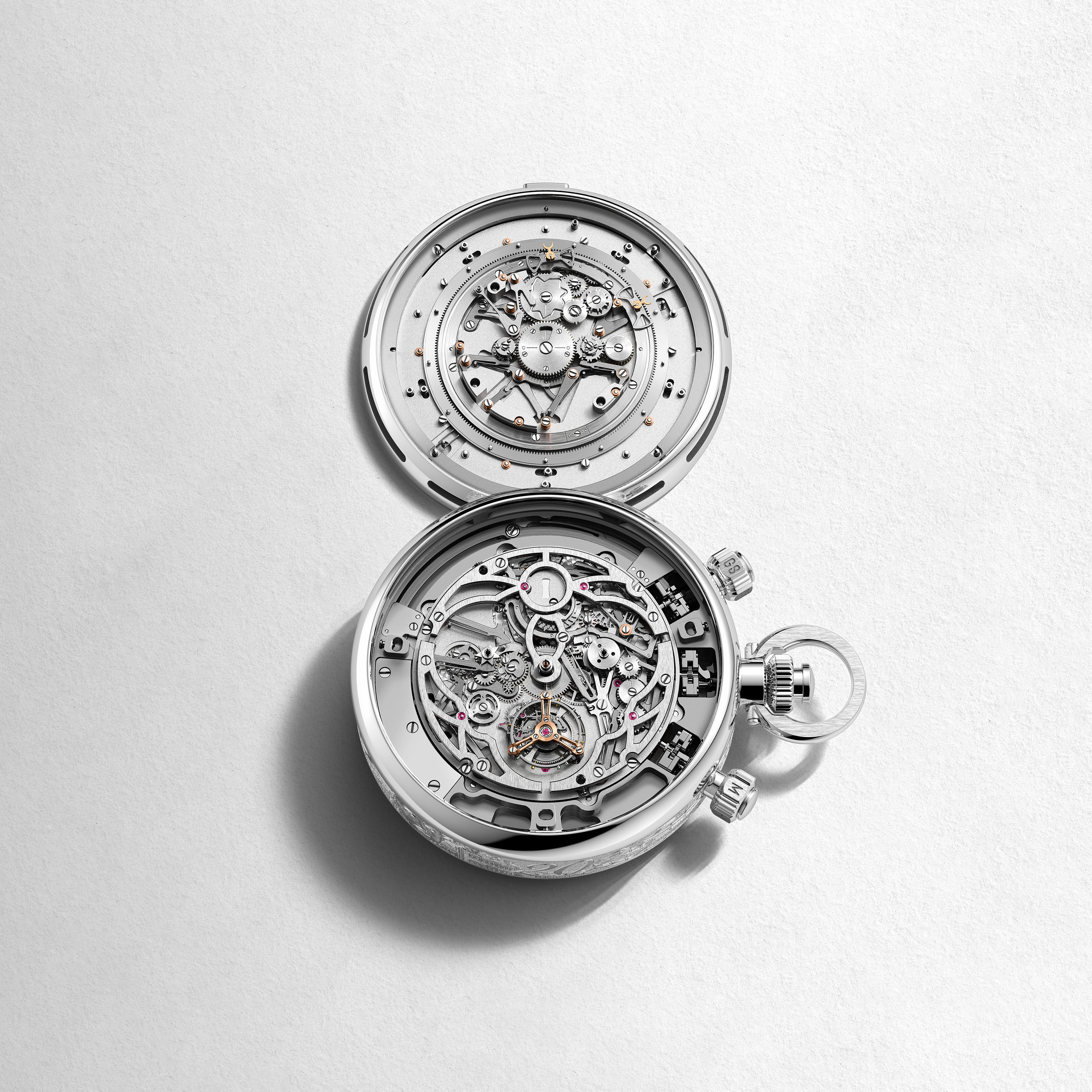 150HeritageStillLife06DIGITAL Watches World Audemars Piguet 150 Heritage Pocket Watch Universal Calendar