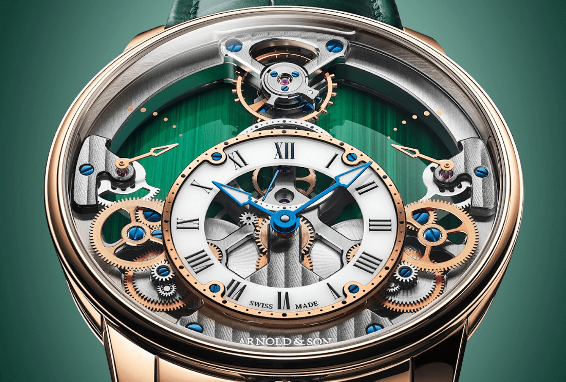 Arnold Son Time Pyramid 425 MalachiteDETALLE Watches World
