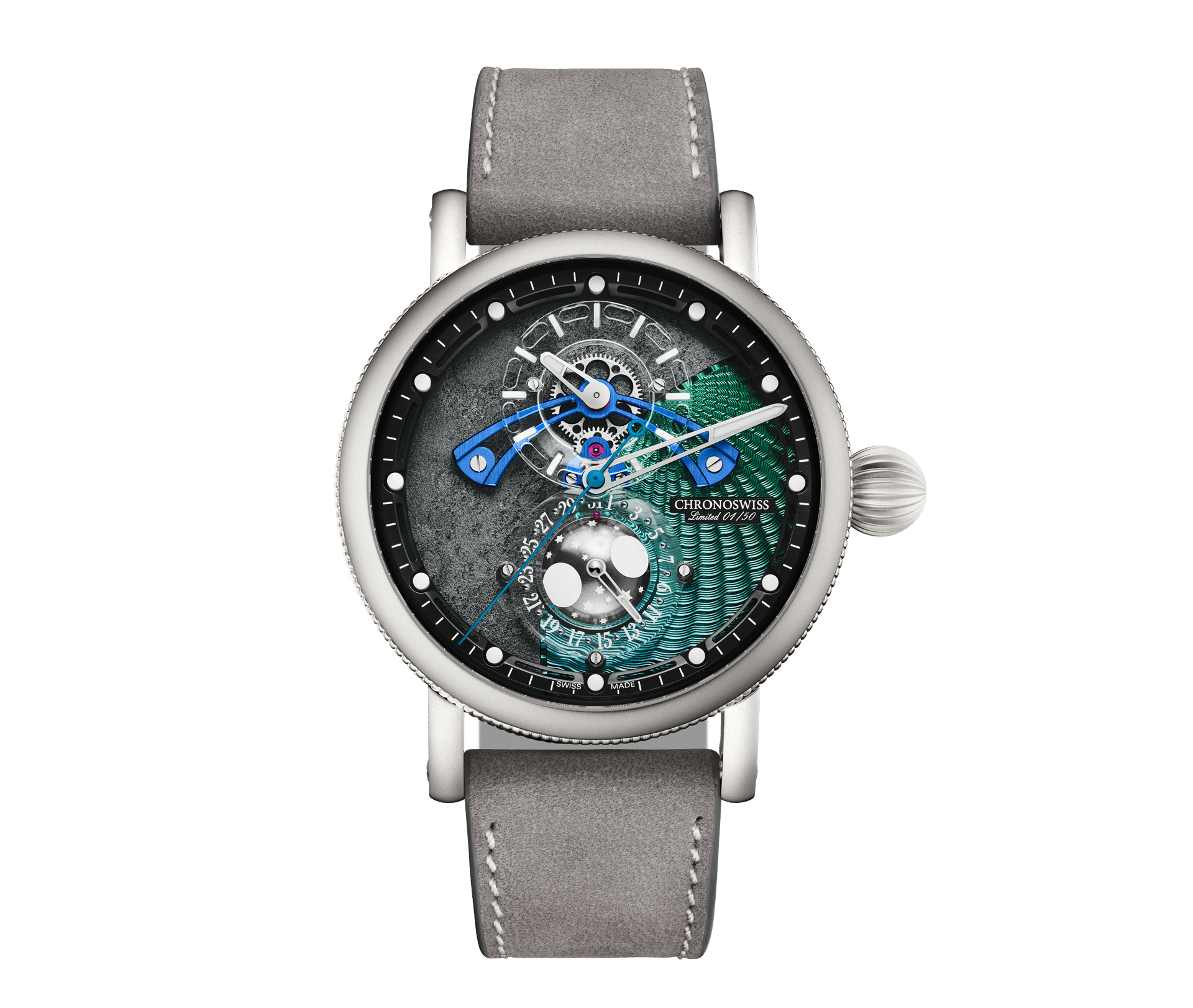 ChronoswissSpacetimerfront Watches World Chronoswiss Space Timer Gravity