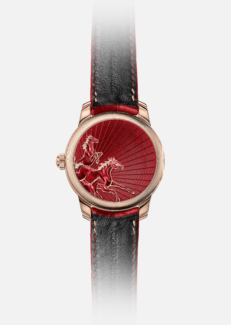GirardPerregaux La Esmeralda Tourbillon Tribute to the Year of the HorseATRÁS CERRADO Watches World