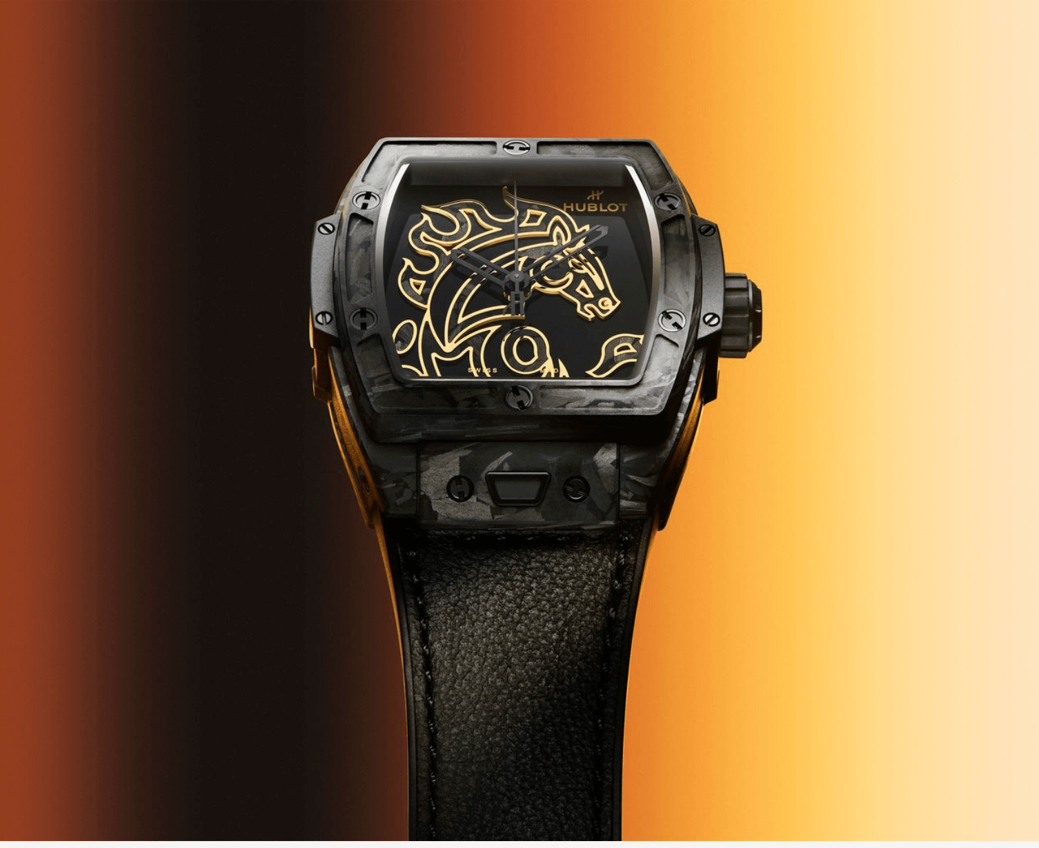 HUBLOTSpirit of Big Bang Year of the Horse Frosted Carbon1 Watches World