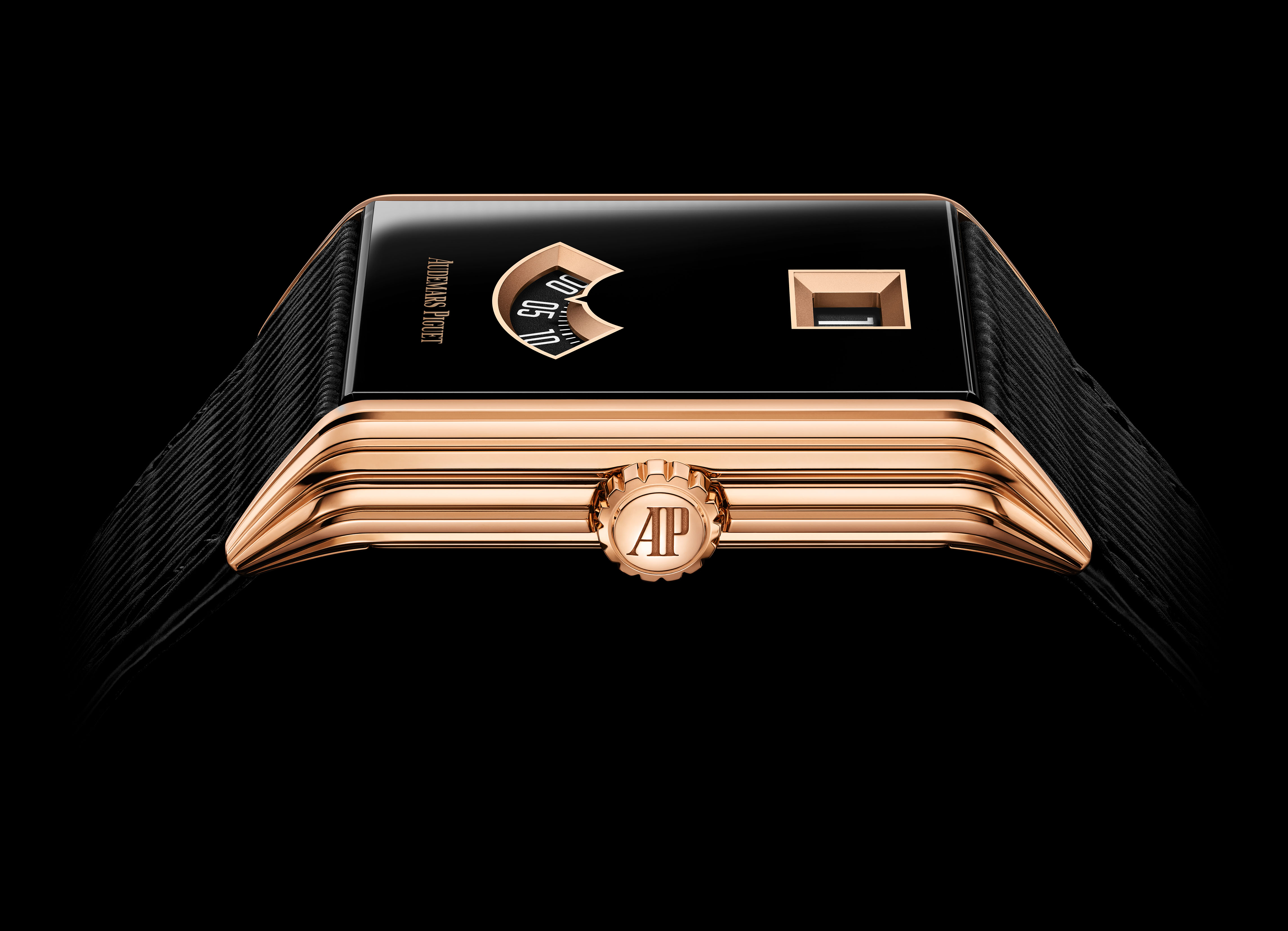 JH15245OROOA206VE01closeupGP08DIGITAL Watches World Audemars Piguet Neo Frame Jumping Hour