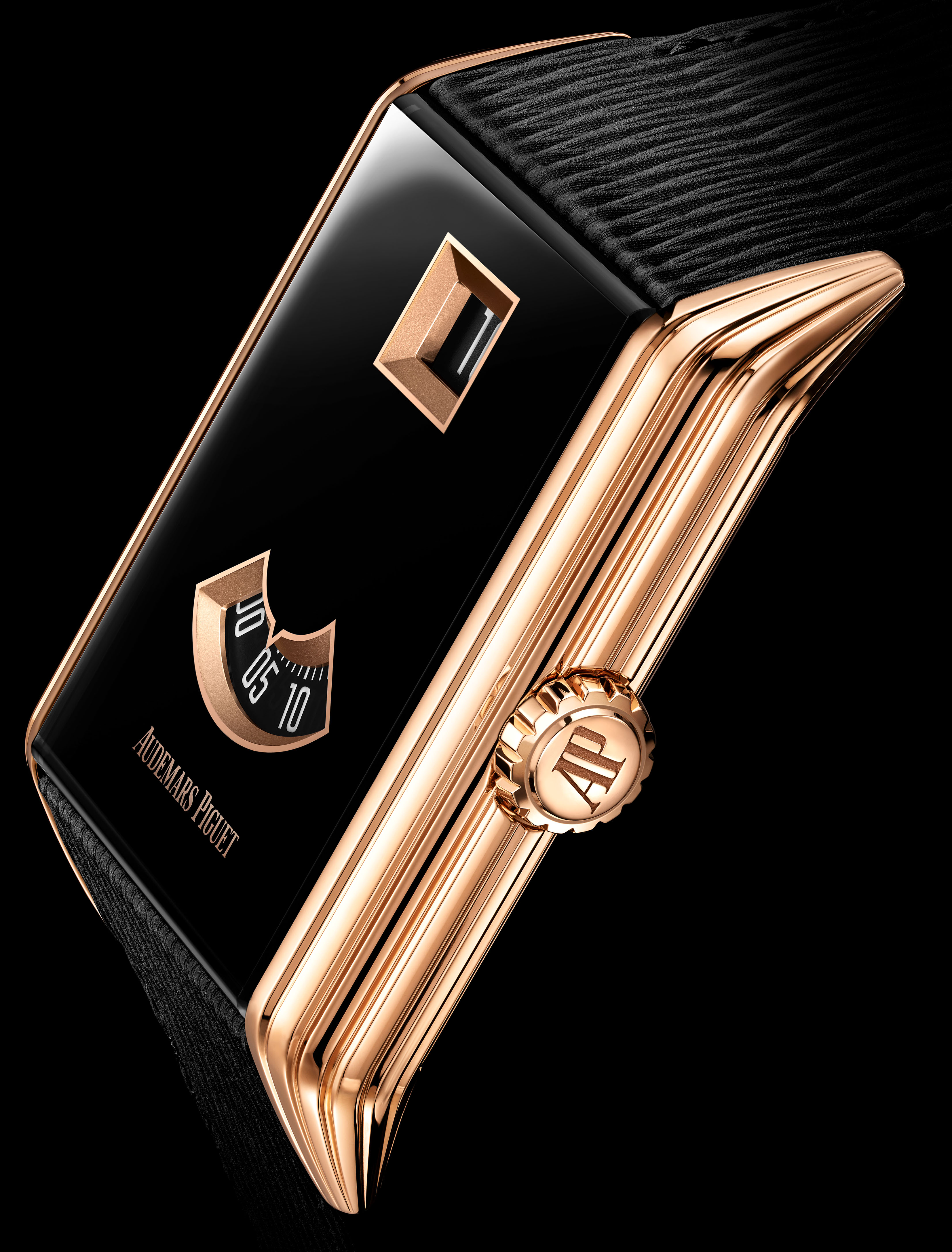 JH15245OROOA206VE01closeupGP18DIGITAL Watches World Audemars Piguet Neo Frame Jumping Hour