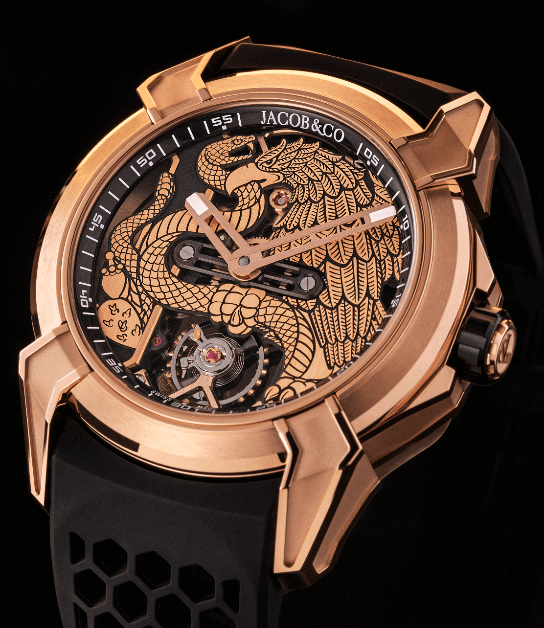 Jacob Co Epic X Gold The Eagle´s LegacyCLOSEUP Watches World