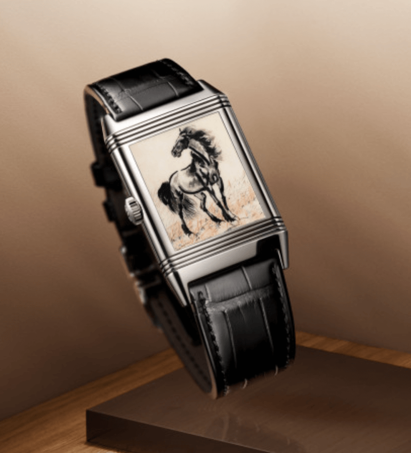 JaegerLeCoultre Reverso Tribute Enamel Xu BeihongATRÁS3 Watches World