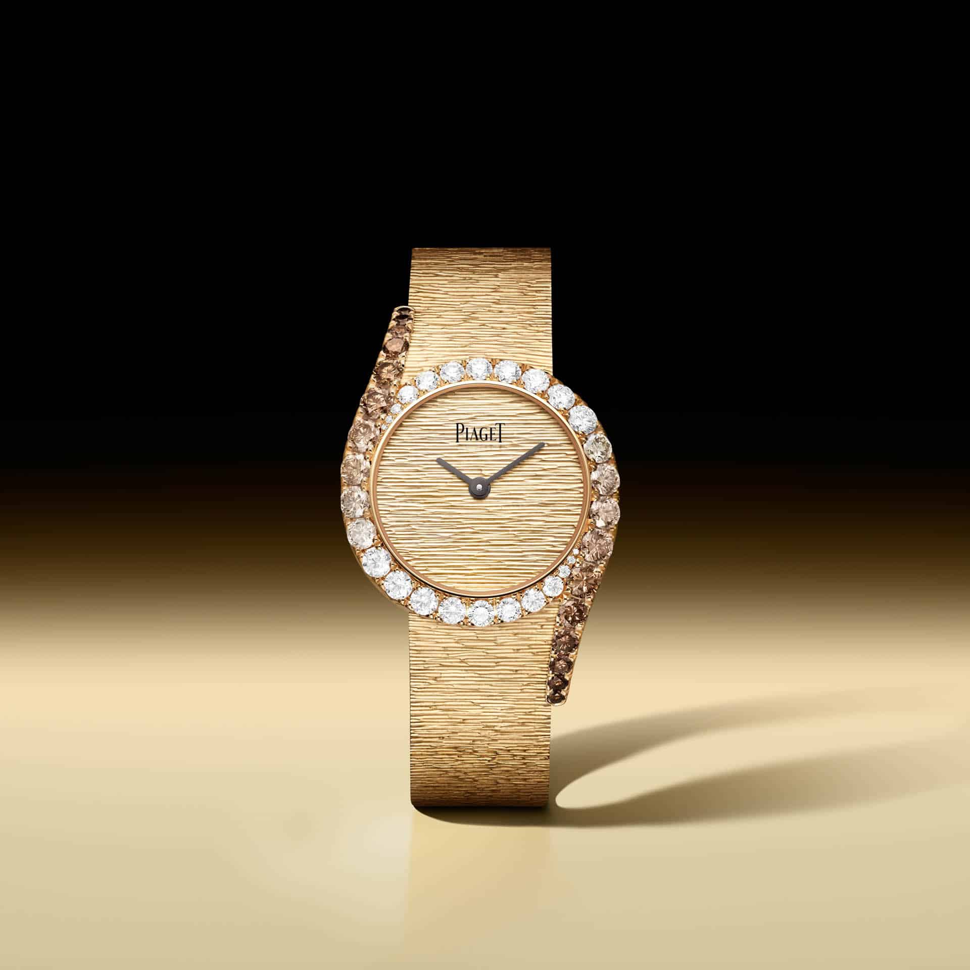 Piaget presentó la versión Decor Palace del Limelight Gala Watches World Versión Decor Palace del Limelight Gala con diamantes coñac en degradé