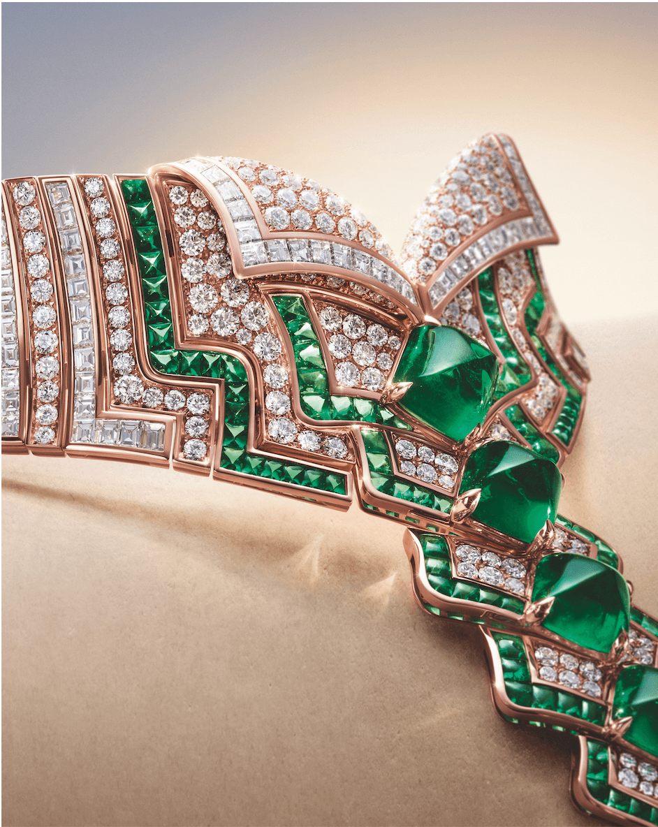 BVLGARI ECLECTICA COLLAR EMERALD STRATA Watches World