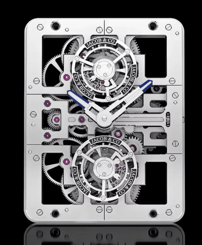 Jacob Co Billionaire Double Tourbillon Angel CutCALIBRE FRENTE Watches World