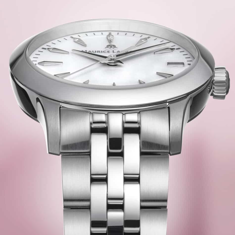 Maurice Lacroix Colección 1975 Watches World Reloj Maurice Lacroix 1975 Quartz 33 mm con brazalete de acero inoxidable de cinco filas