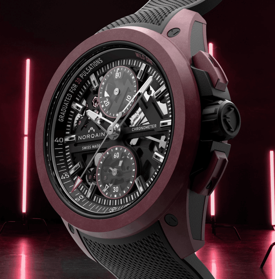 Norqain Wild ONE Skeleton ChronoBURDEOS LADO Watches World